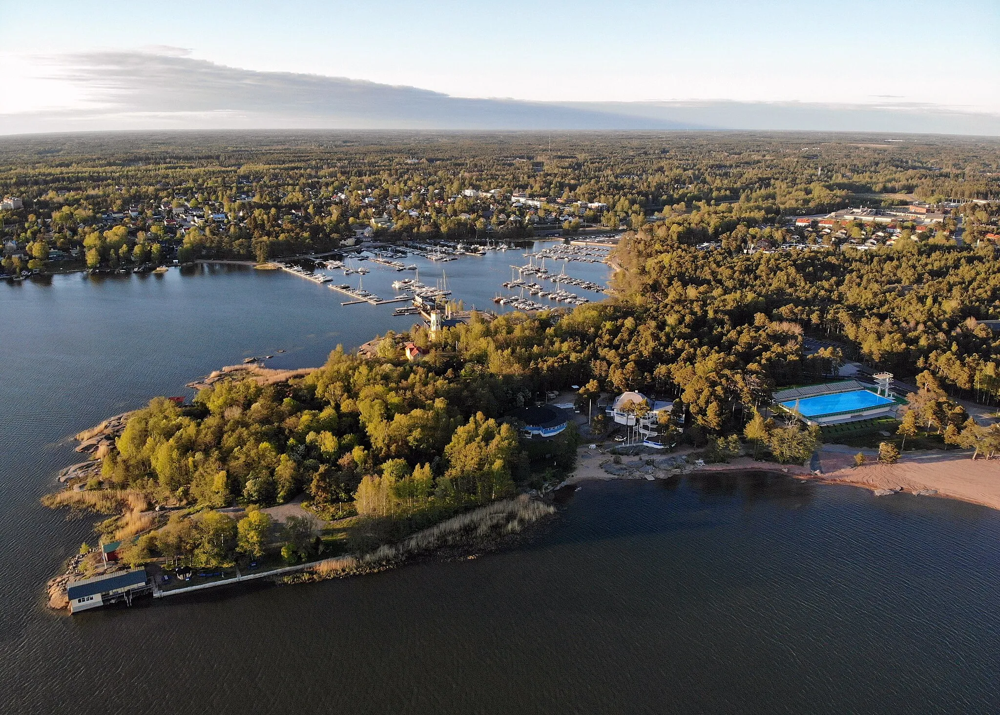 Photo showing: Fåfänga peninsula, Rauma, Finland.