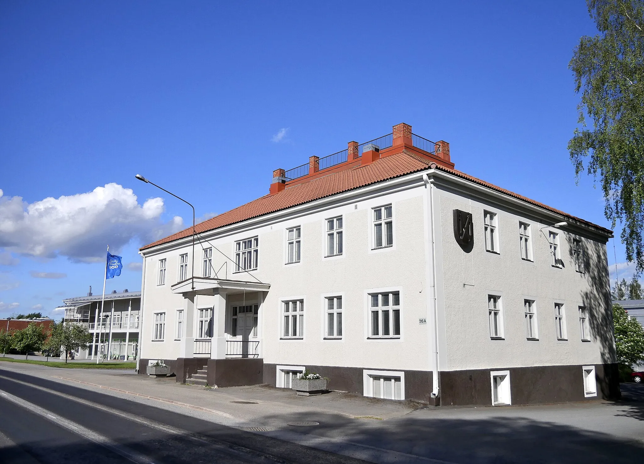 Photo showing: Teuva municipal office.