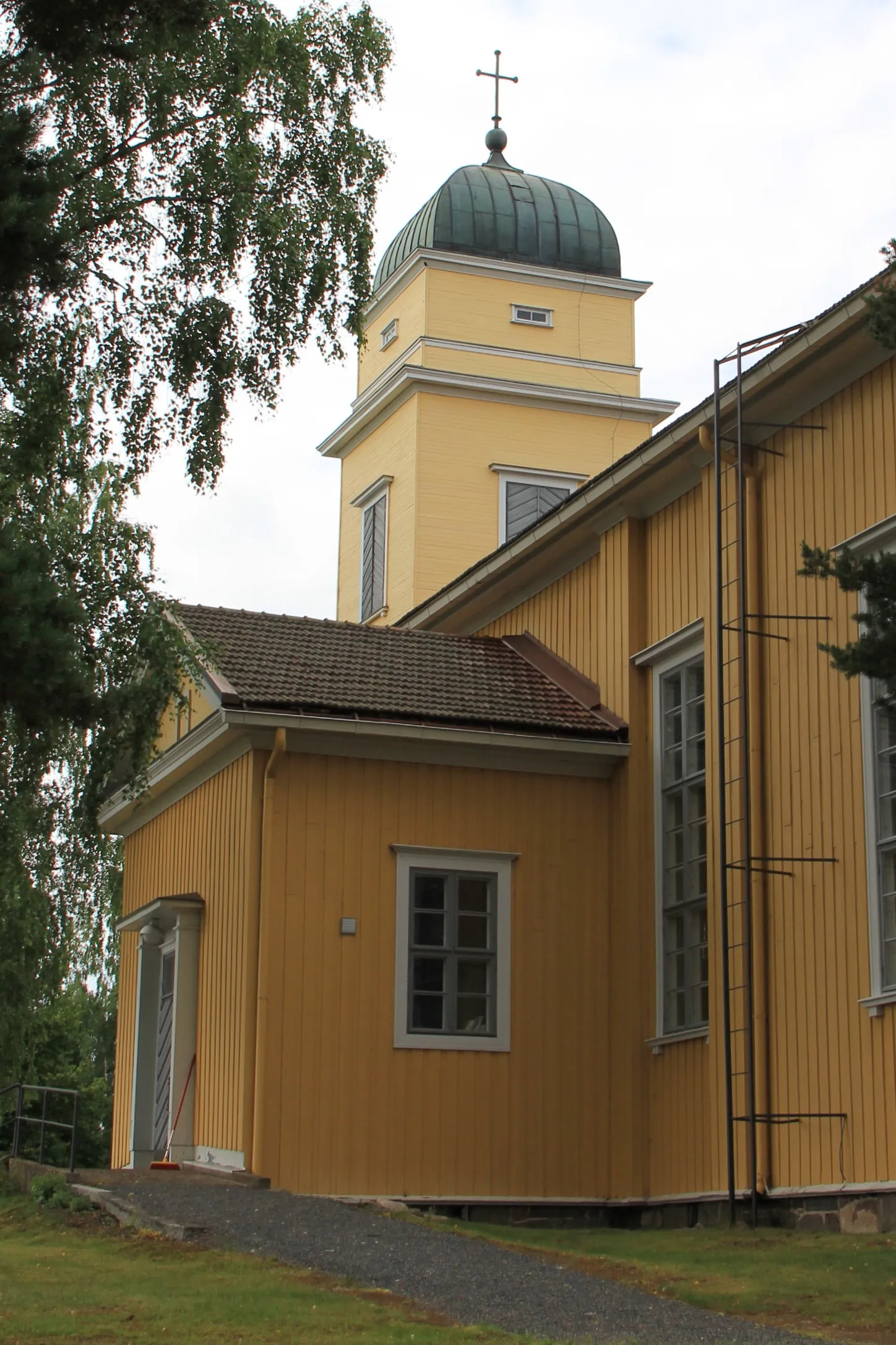 Photo showing: Viljakkala church, Viljakkala, Ylöjärvi, Finland. - Bell tower.