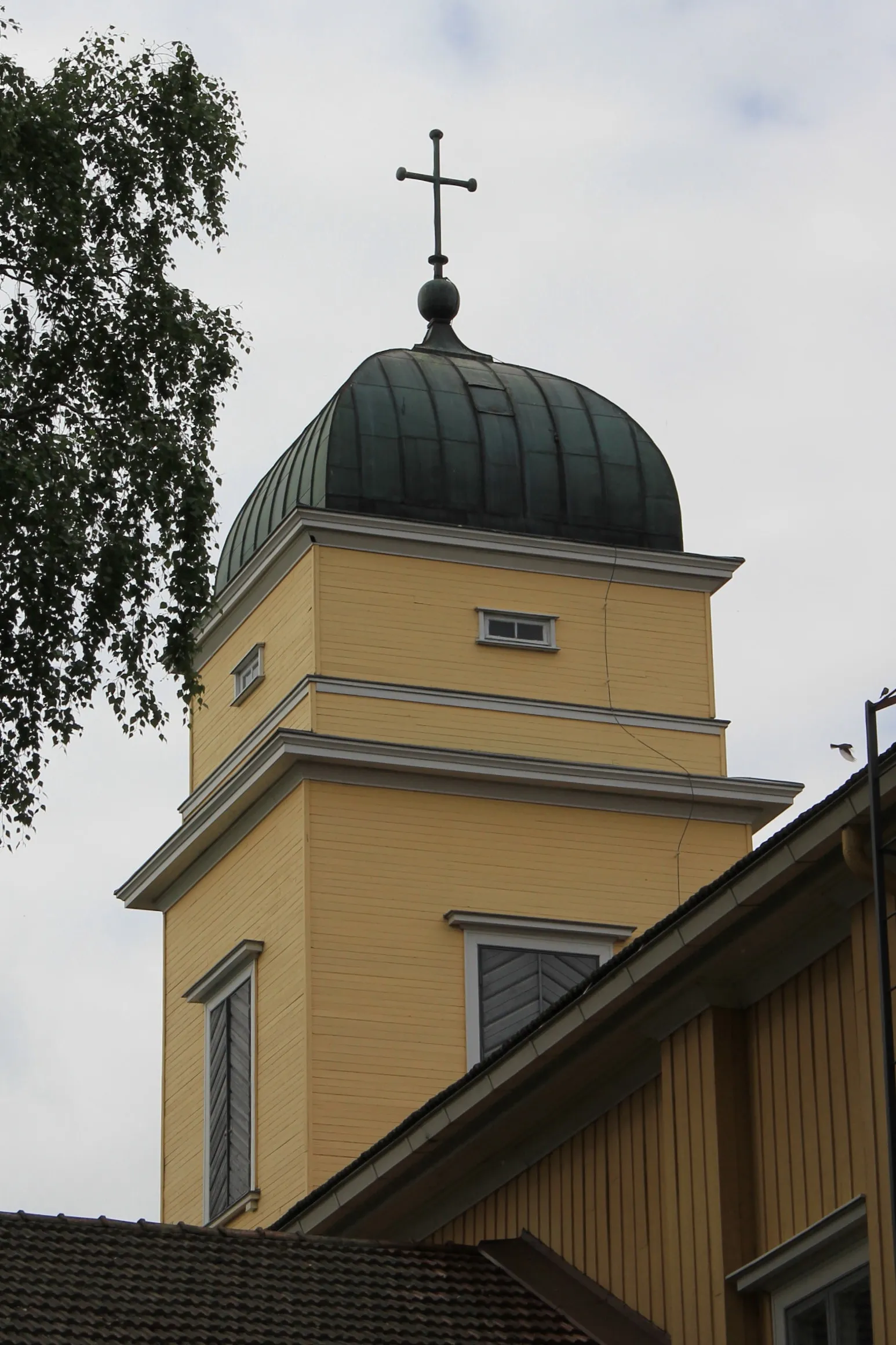 Photo showing: Viljakkala church, Viljakkala, Ylöjärvi, Finland. - Bell tower.