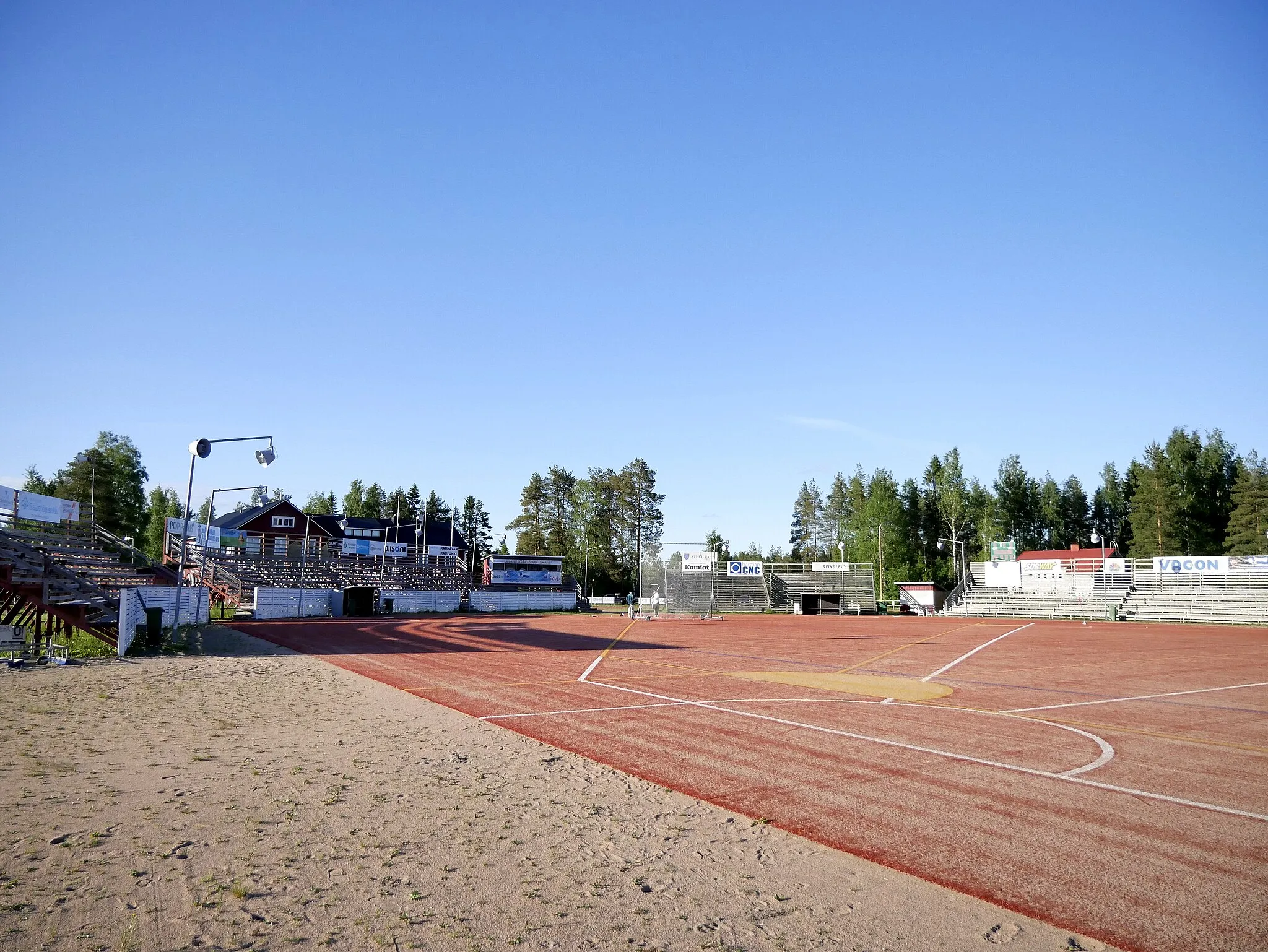 Photo showing: Kiistola pesäpallo stadium, Ylihärmä.