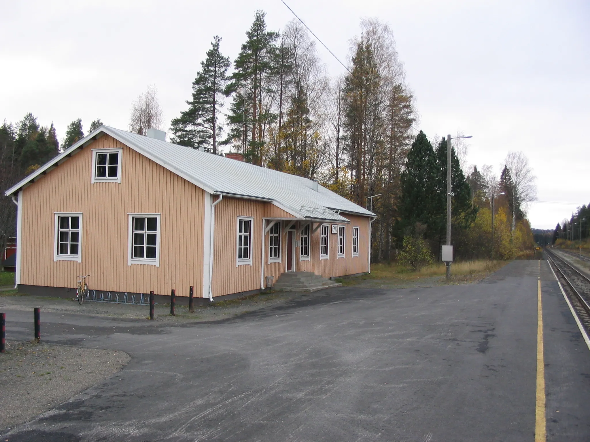 Photo showing: Eno railway station in Eno, Finland