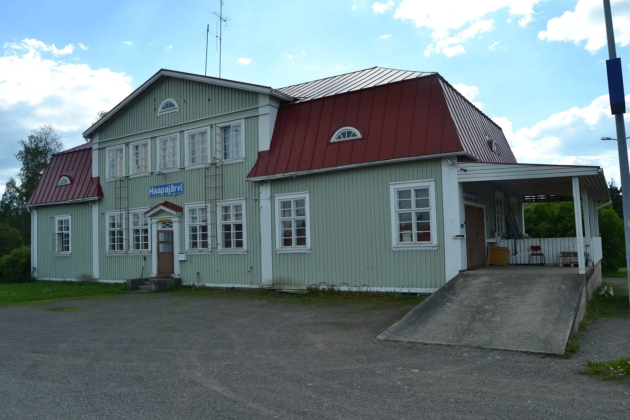 Photo showing: Haapajärvi railway station in Finland