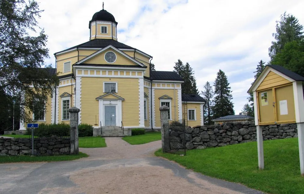 Photo showing: Juuka Church in Juuka, Finland. Built in 1850–1851. Architect: C. A. Gustavsson.