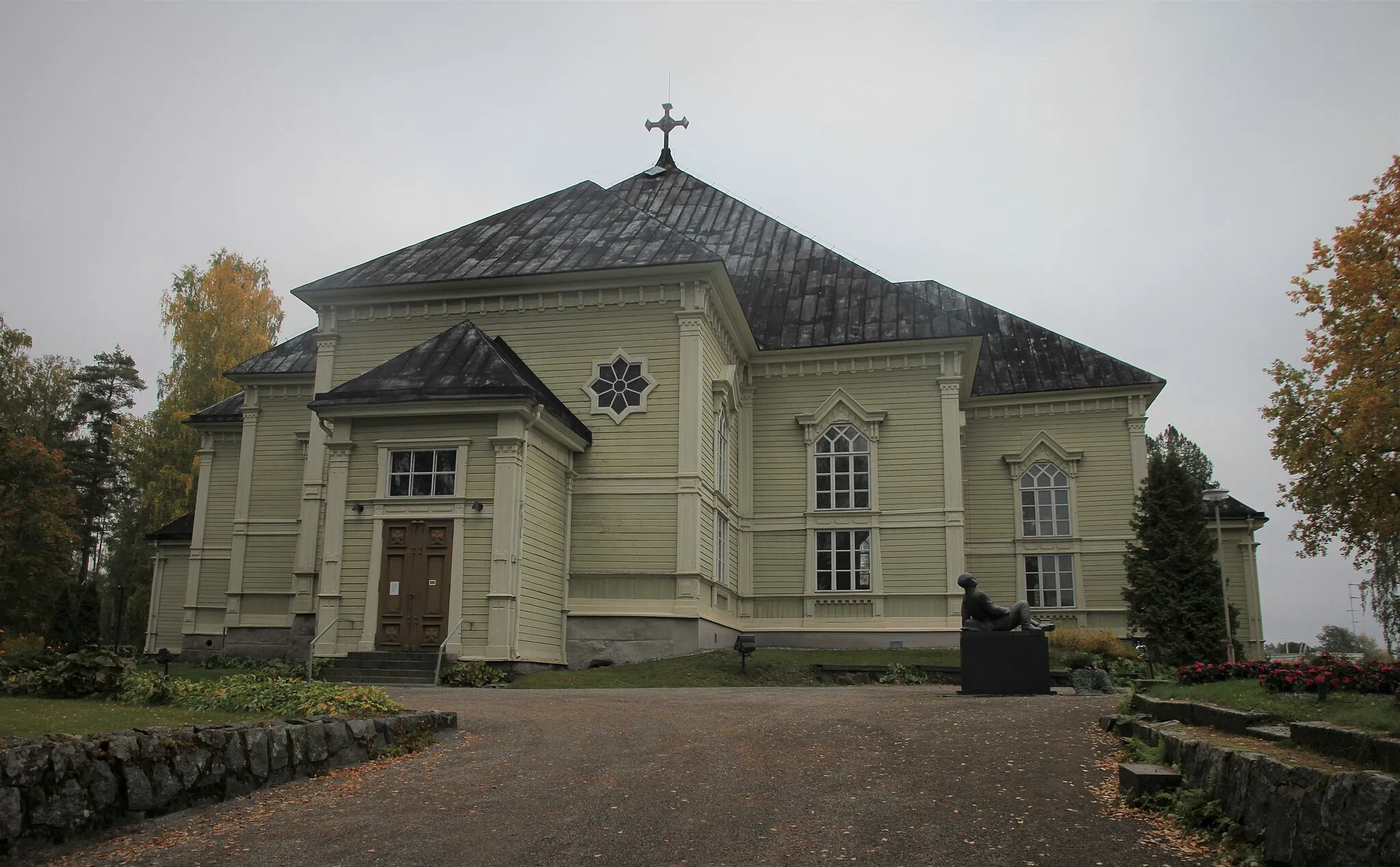 Photo showing: Kangasniemi church (Matti Salonen, 1814) in en:Kangasniemi, en:Finland.