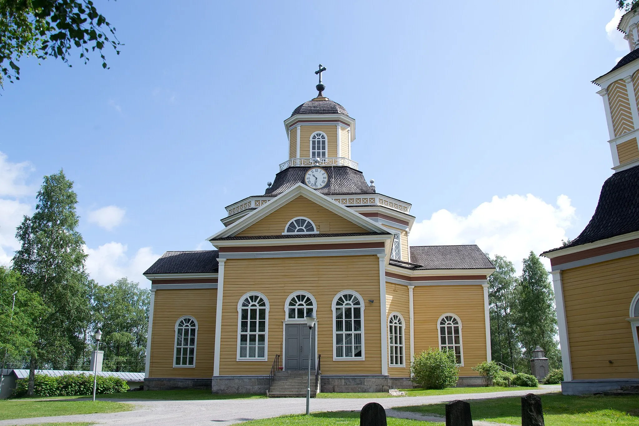 Photo showing: Kaustinen Church in Kaustinen, Finland.