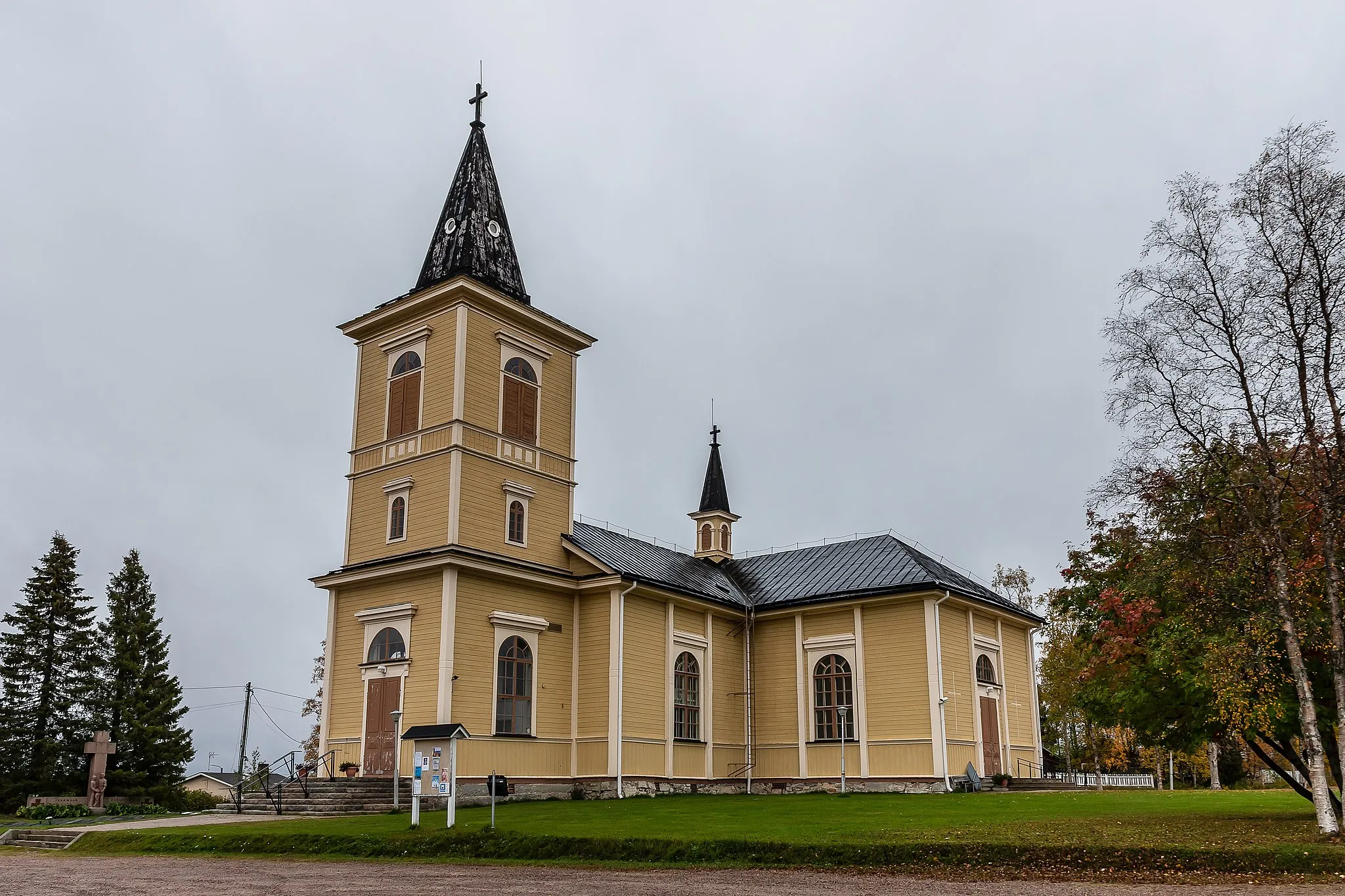 Photo showing: This is a photo of a monument in Finland identified by the ID 'Muonio Church' (Q11883402)