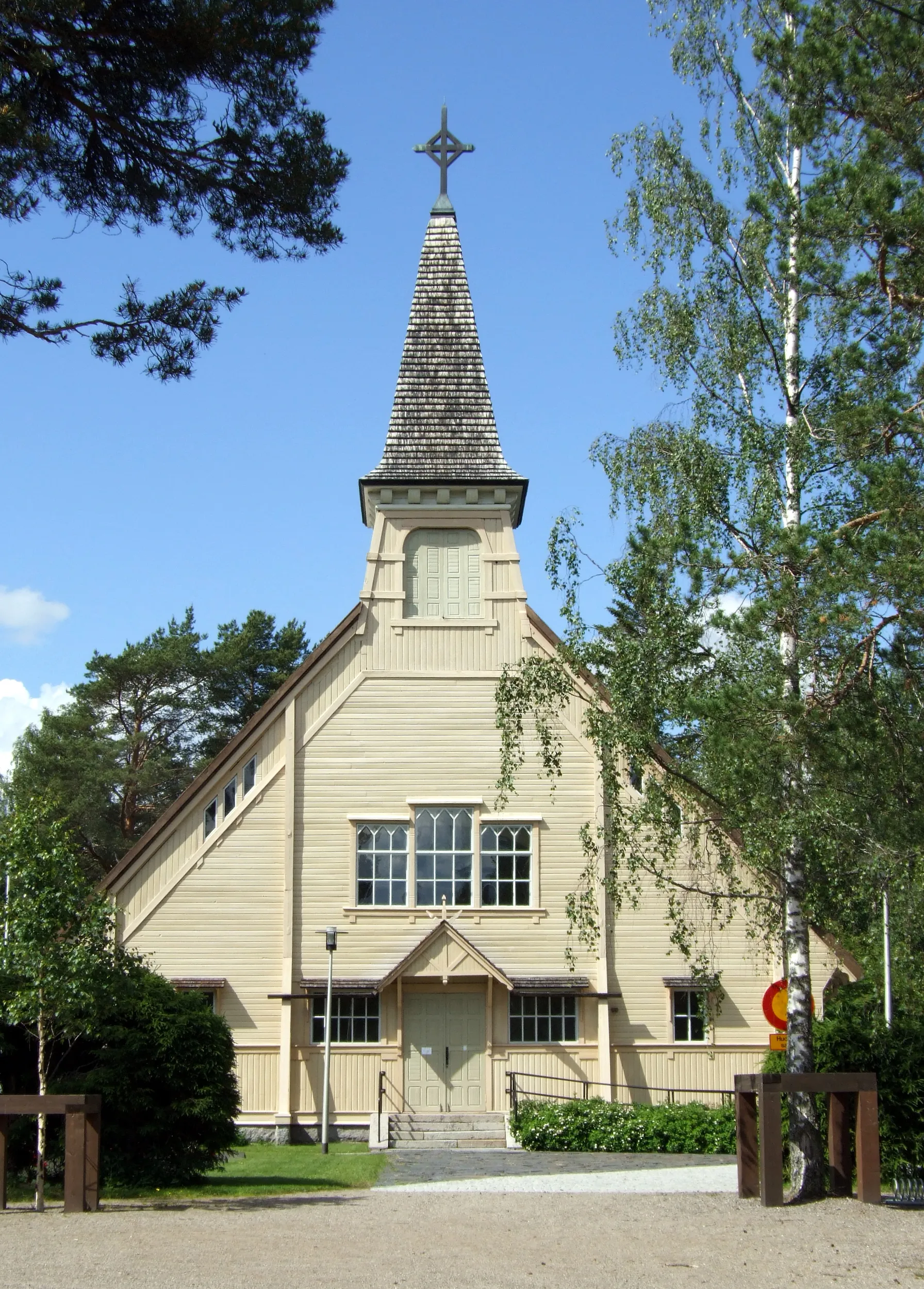 Photo showing: Church of Pyhäntä in Pyhäntä Municipality in Finland. Completed in 1909 and designed by architect W. A. Tötterström.