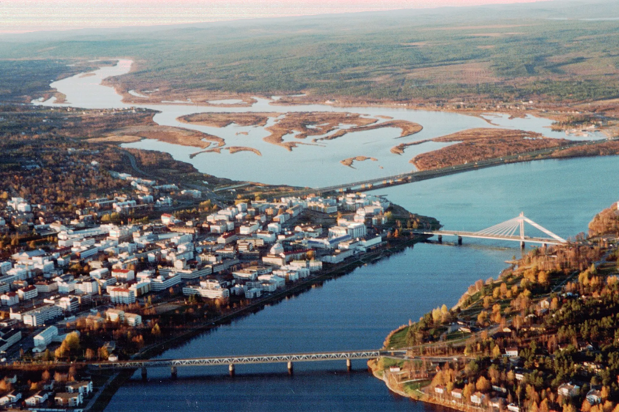 Photo showing: Aerial view of Rovaniemi, Finland