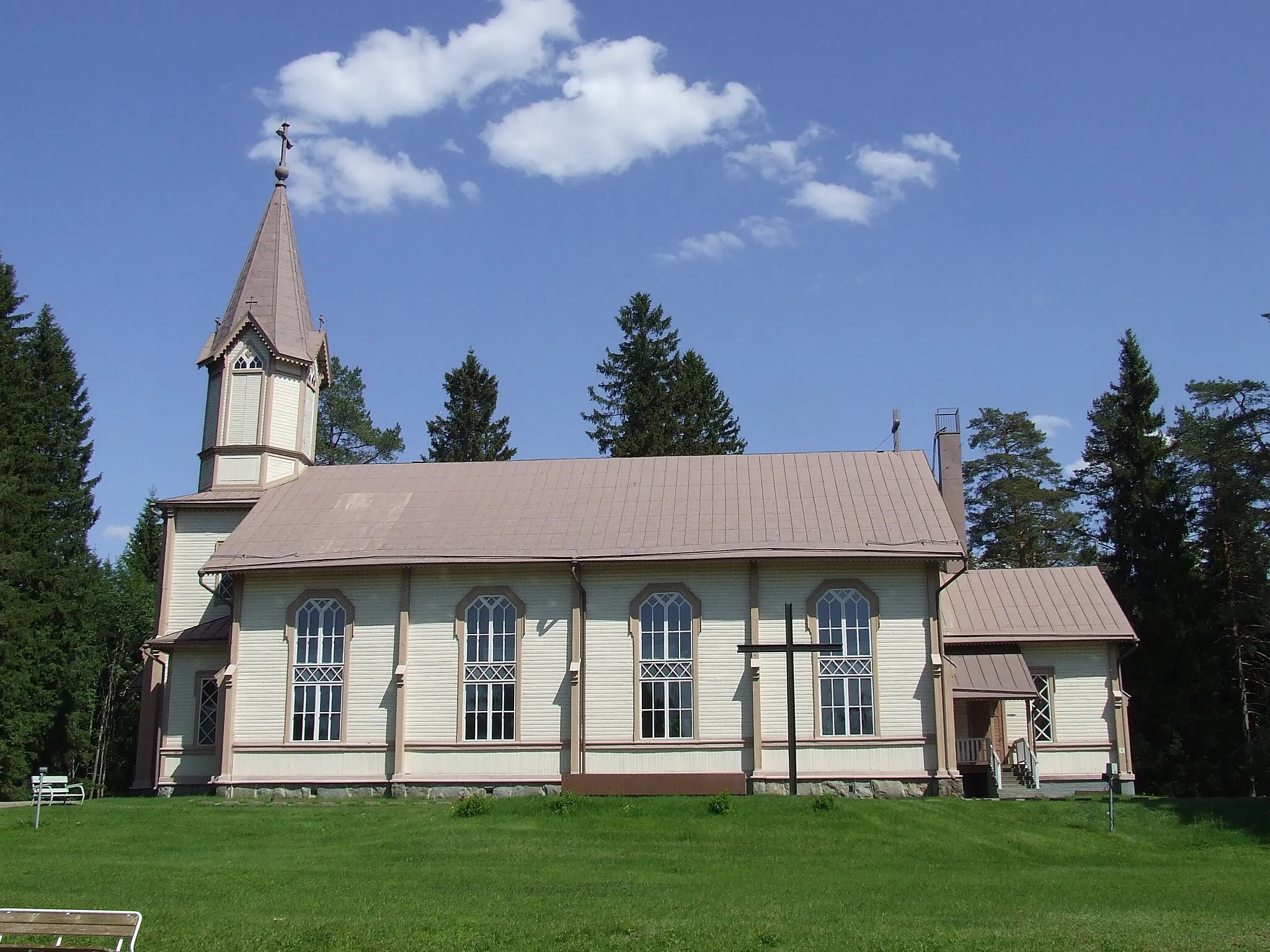 Photo showing: Tuupovaara church in Joensuu, Finland.