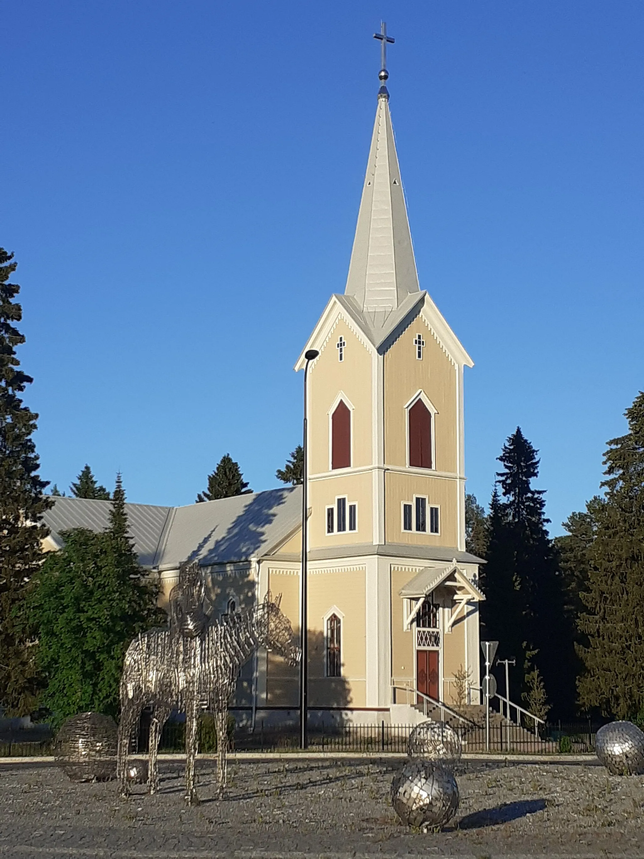 Photo showing: This is a photo of a monument in Finland identified by the ID 'Tyrnävä Church' (Q10707726)