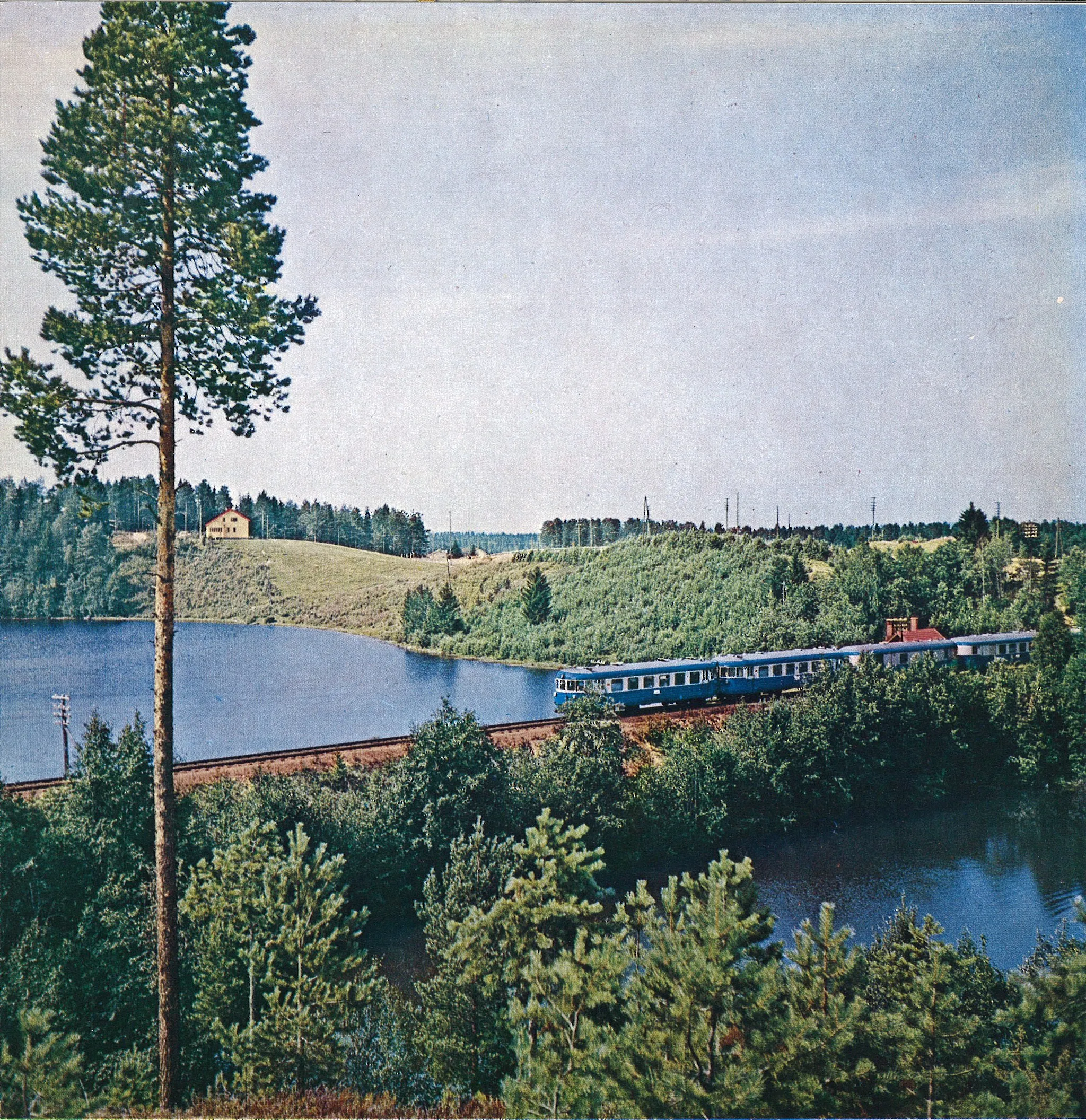 Photo showing: Lättähattujuna Sotkamon Vuokatissa 1950-luvulla tai 1960-luvun alussa
