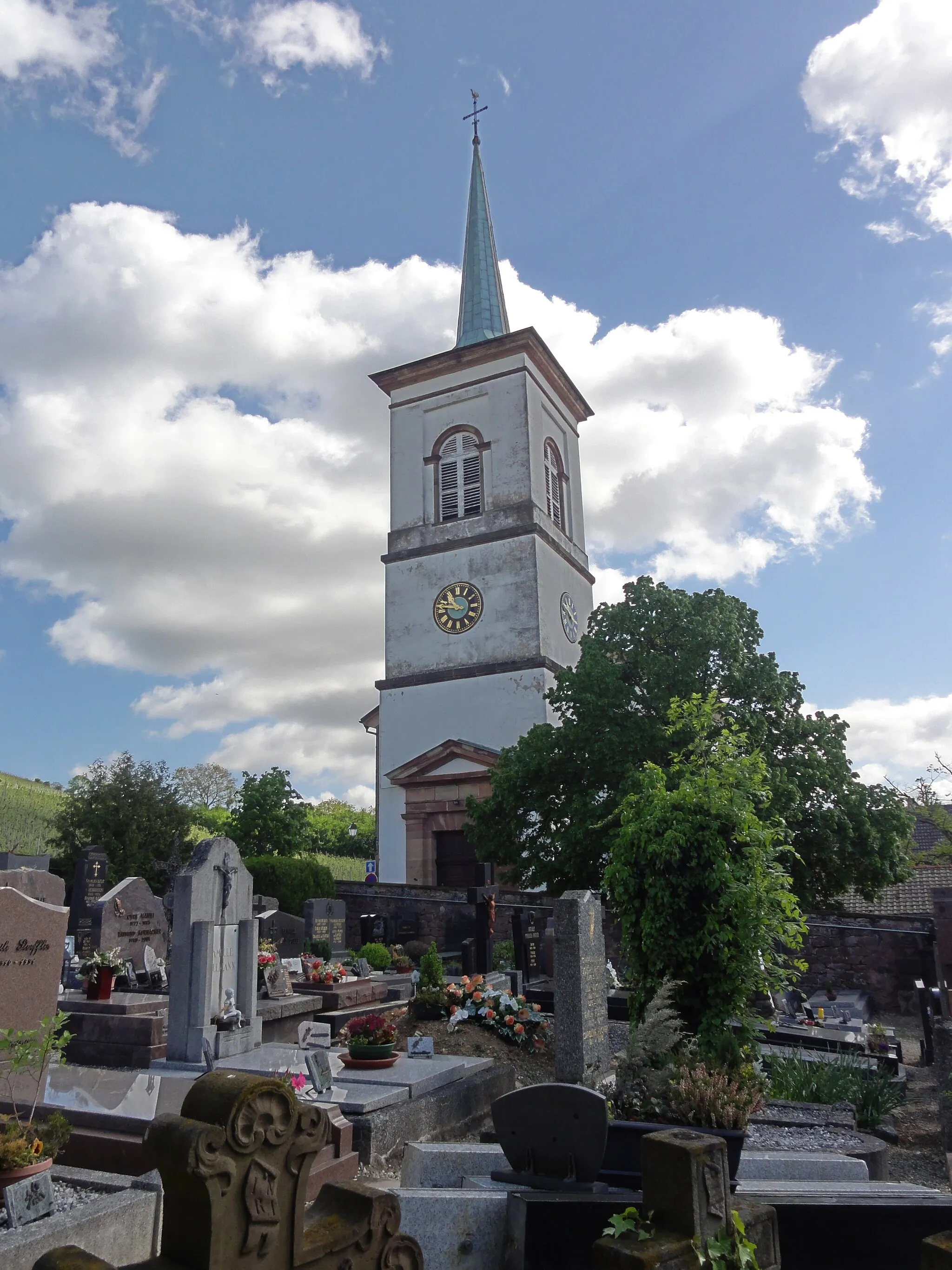 Photo showing: Alsace, Bas-Rhin, Barr, Église catholique Saint-Martin (XIXe), rue de l'École (IA00115075).