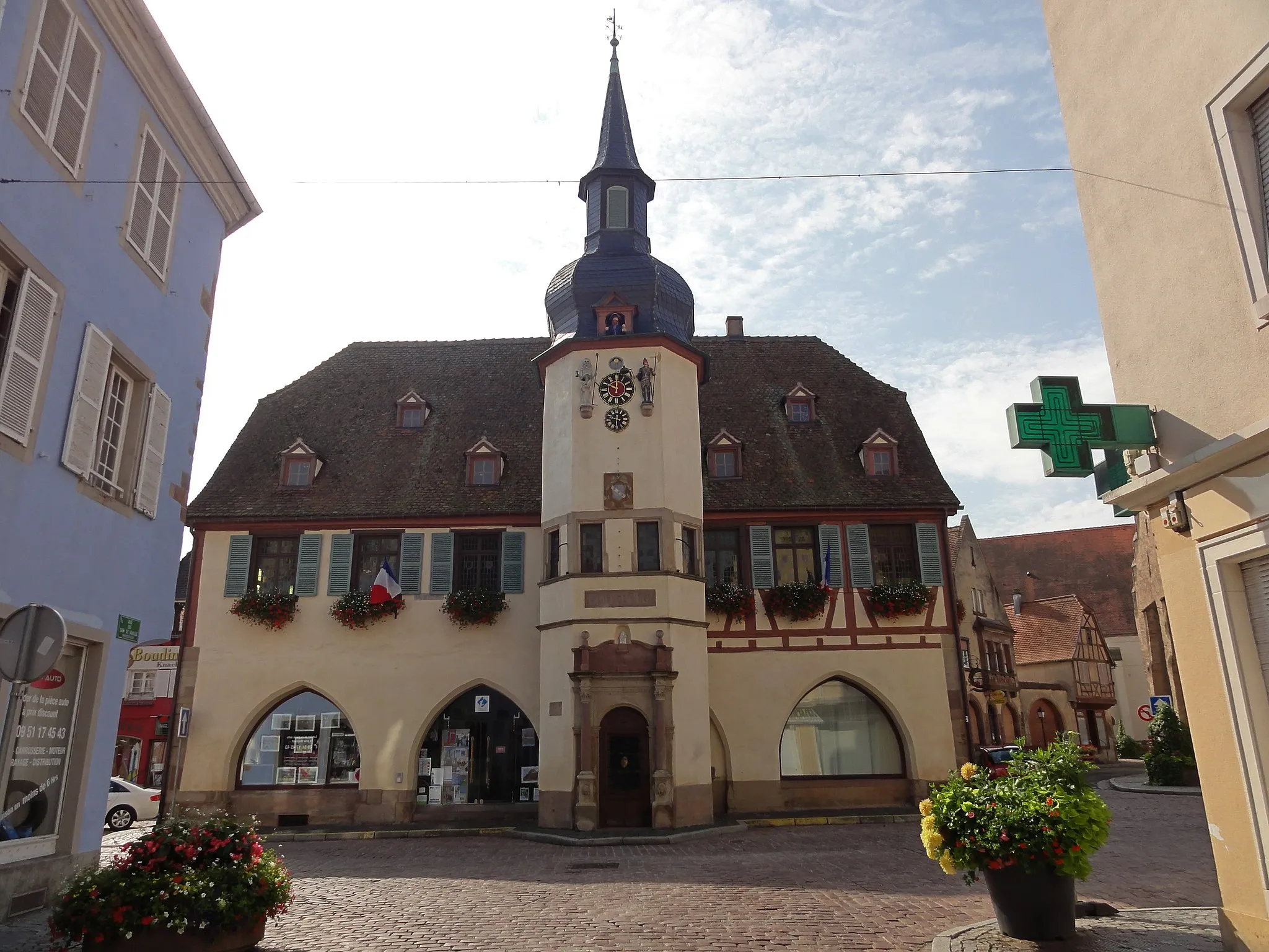 Photo showing: Alsace, Bas-Rhin, Benfeld, Hôtel de Ville (1619), place de la Mairie (PA00084605, IA00023505).