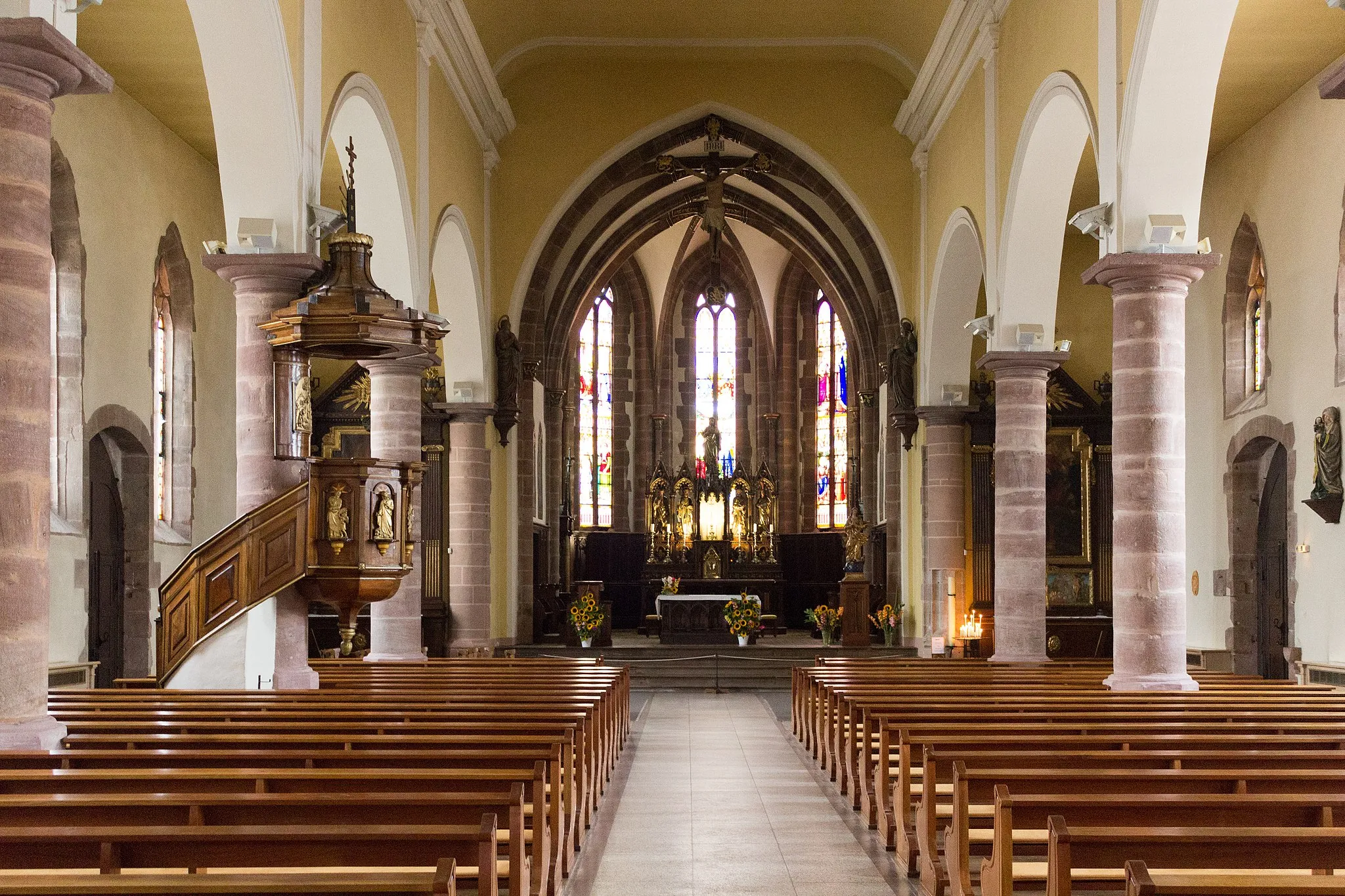 Photo showing: Église de Bergheim 1