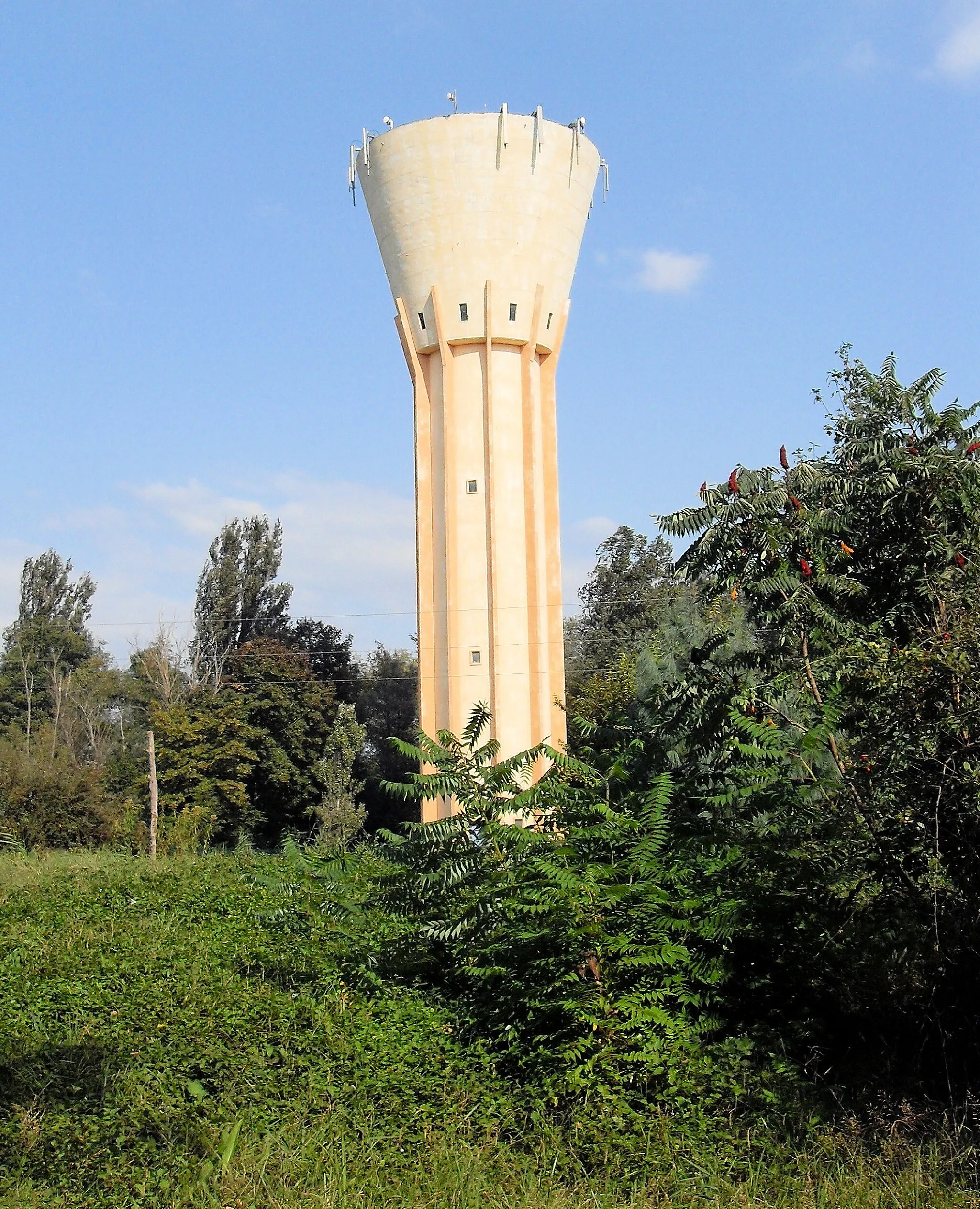 Photo showing: Le château d'eau à Biesheim