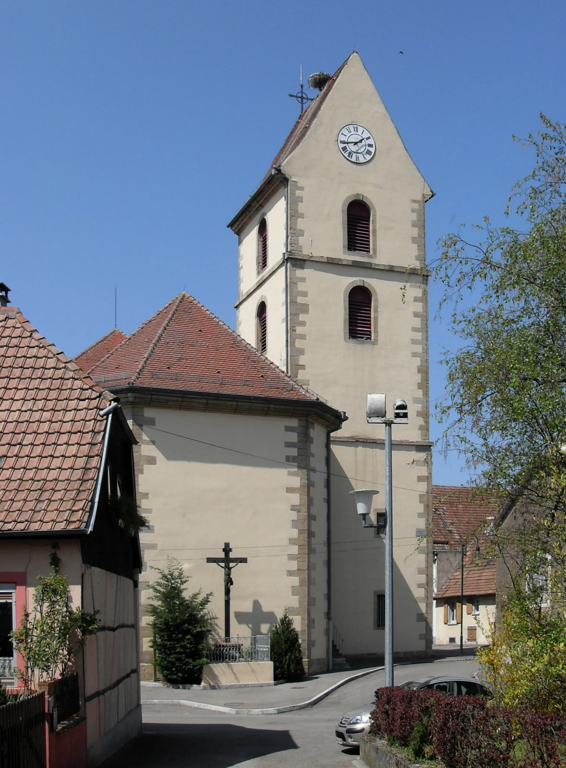 Photo showing: L'église Saint-Georges à Brunstatt