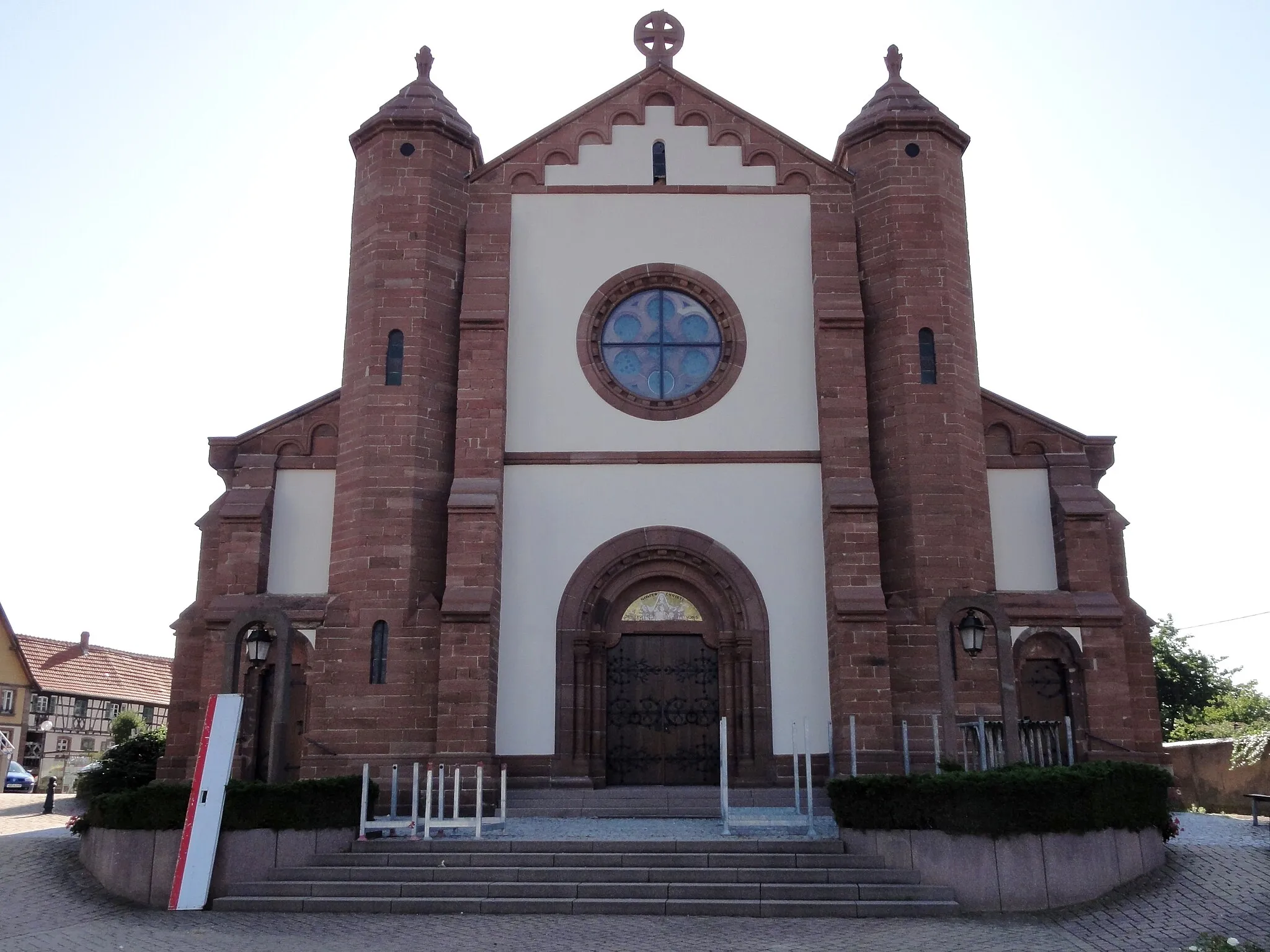 Photo showing: Alsace, Bas-Rhin, Église Saint-Cyriaque de Dauendorf (IA00061624).