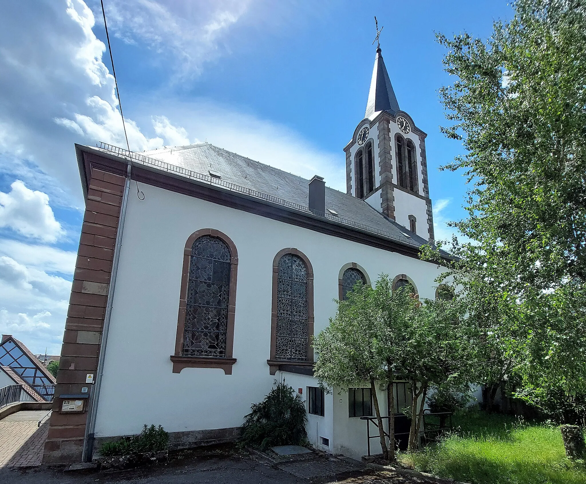 Photo showing: Église luthérienne (Drulingen)