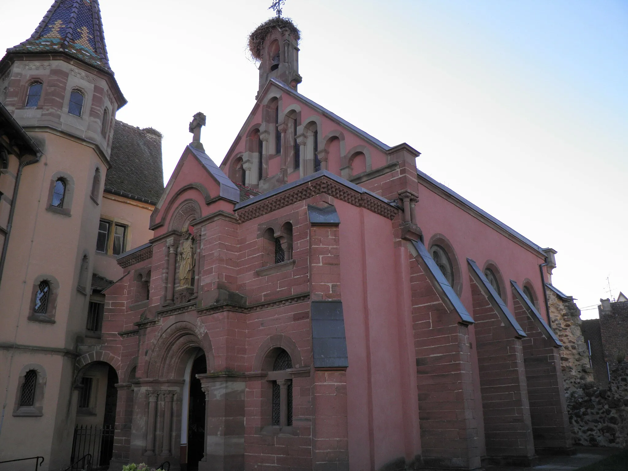 Photo showing: Chapelle Saint-Léon à Eguisheim (Haut-Rhin, France).