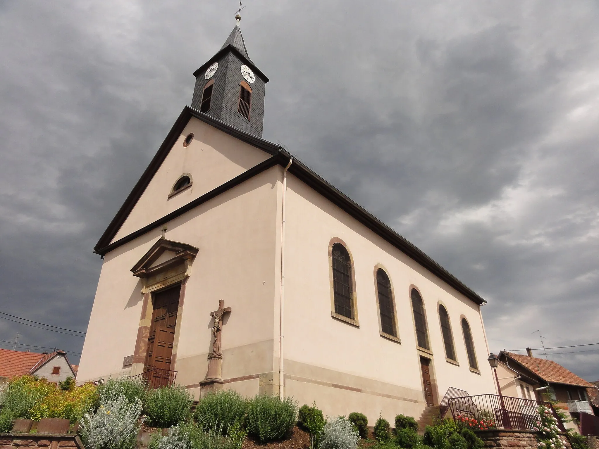 Photo showing: Alsace, Bas-Rhin, Église Saints-Côme-et-Damien d'Ernolsheim-Bruche (IA67011859).