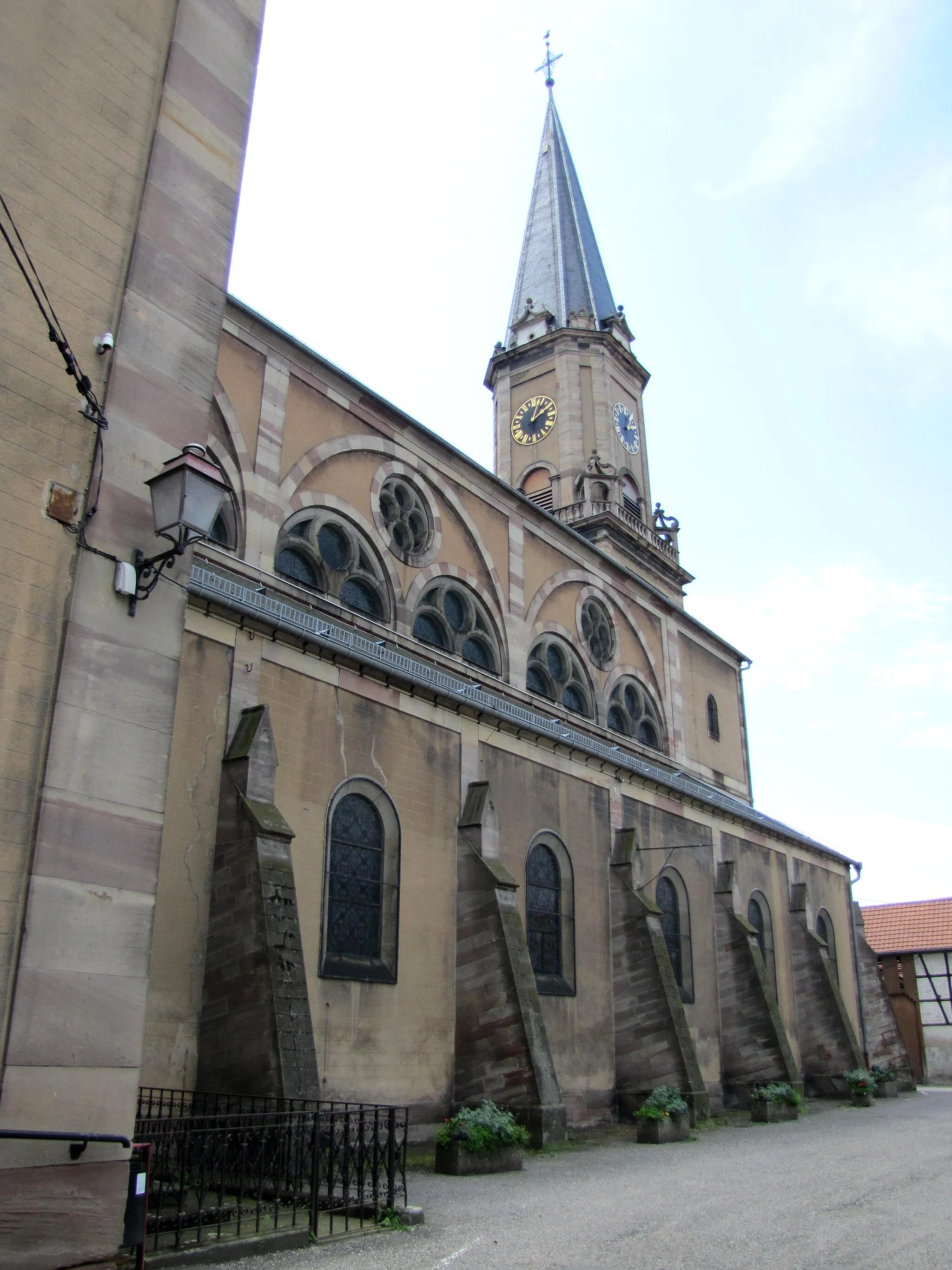 Photo showing: Alsace, Bas-Rhin, Église Saint-Martin d'Erstein (IA00023232).