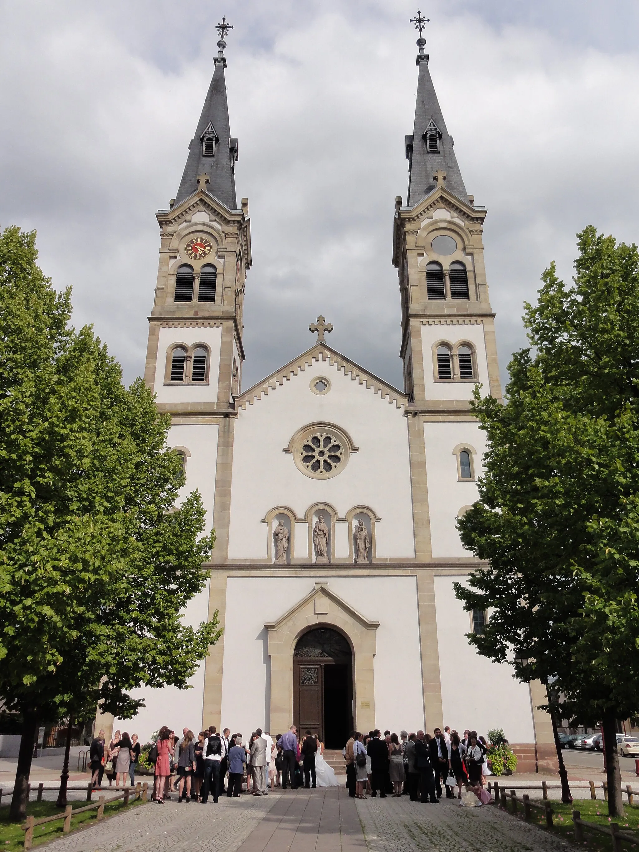 Photo showing: Alsace, Bas-Rhin, Église Saint-Symphorien d'Illkirch (IA00023076).