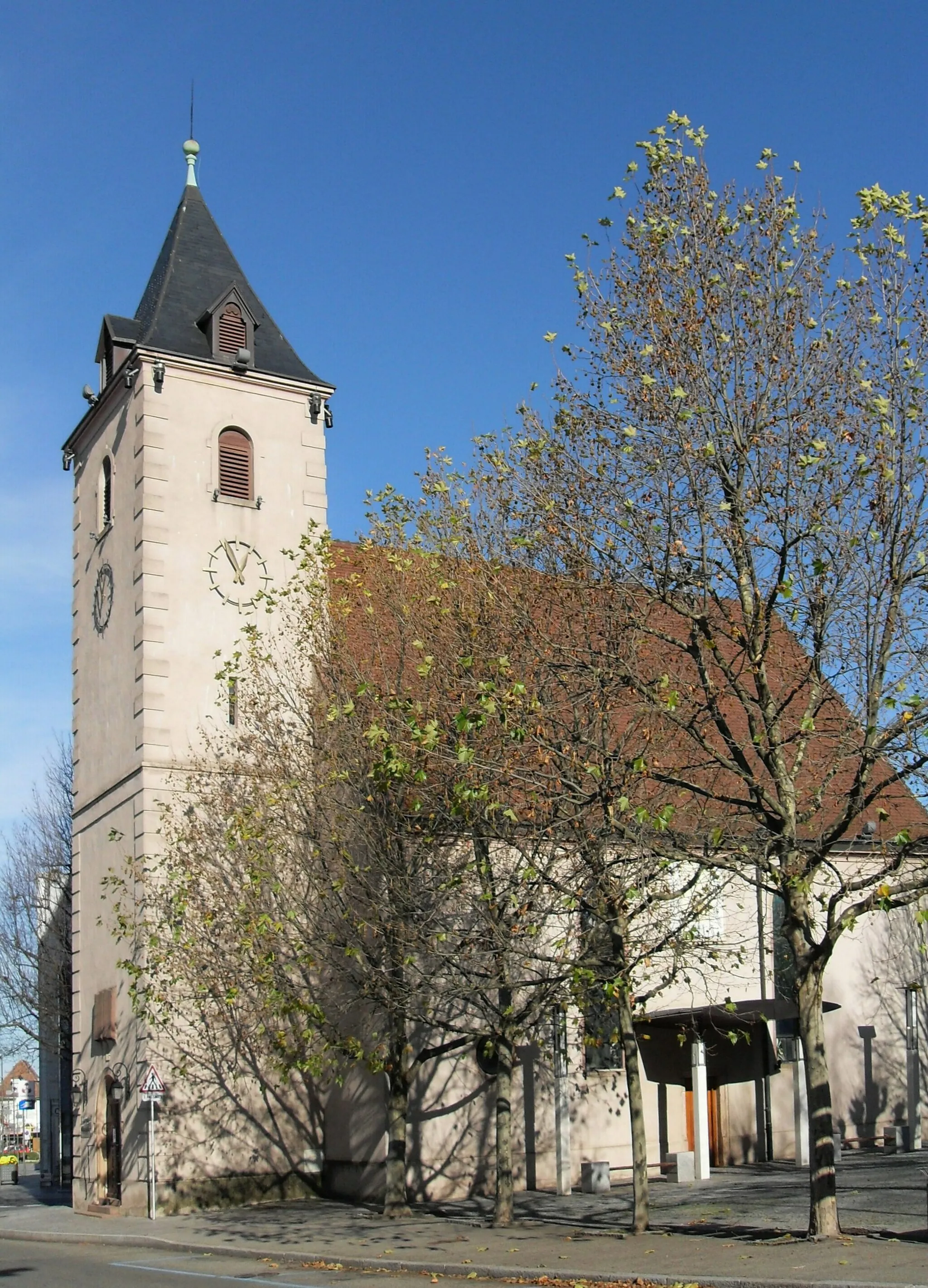 Photo showing: Le temple protestant d'Illzach