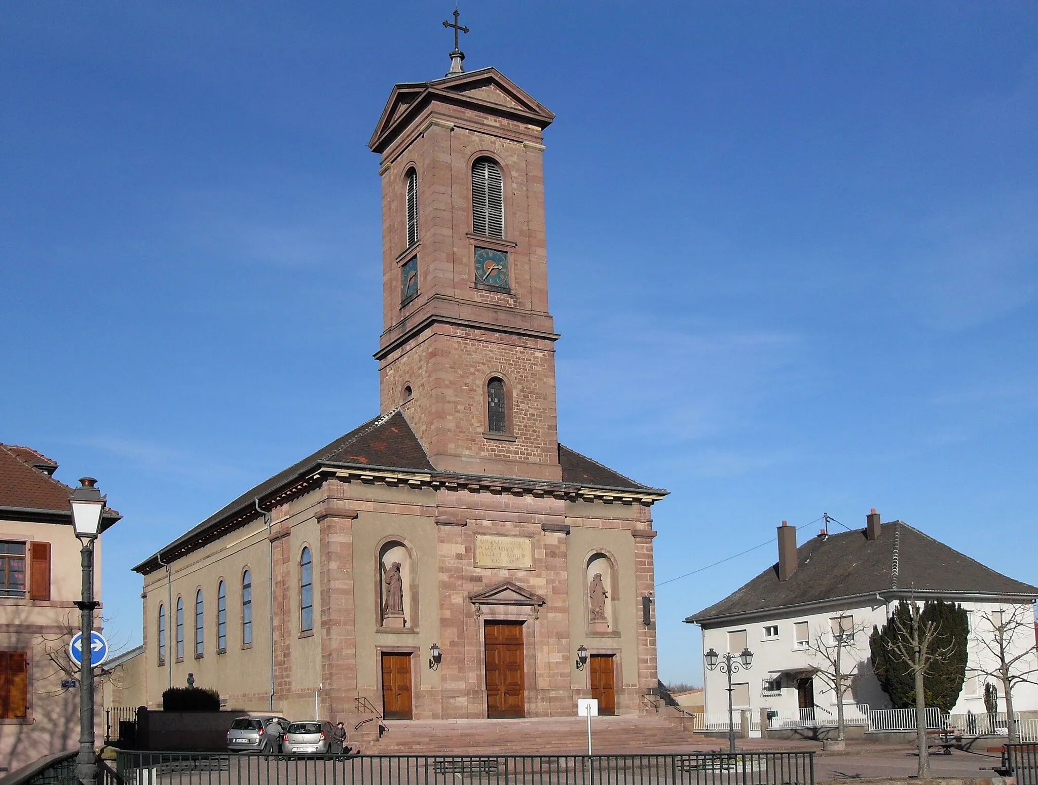Photo showing: L'église Saint-André d'Issenheim