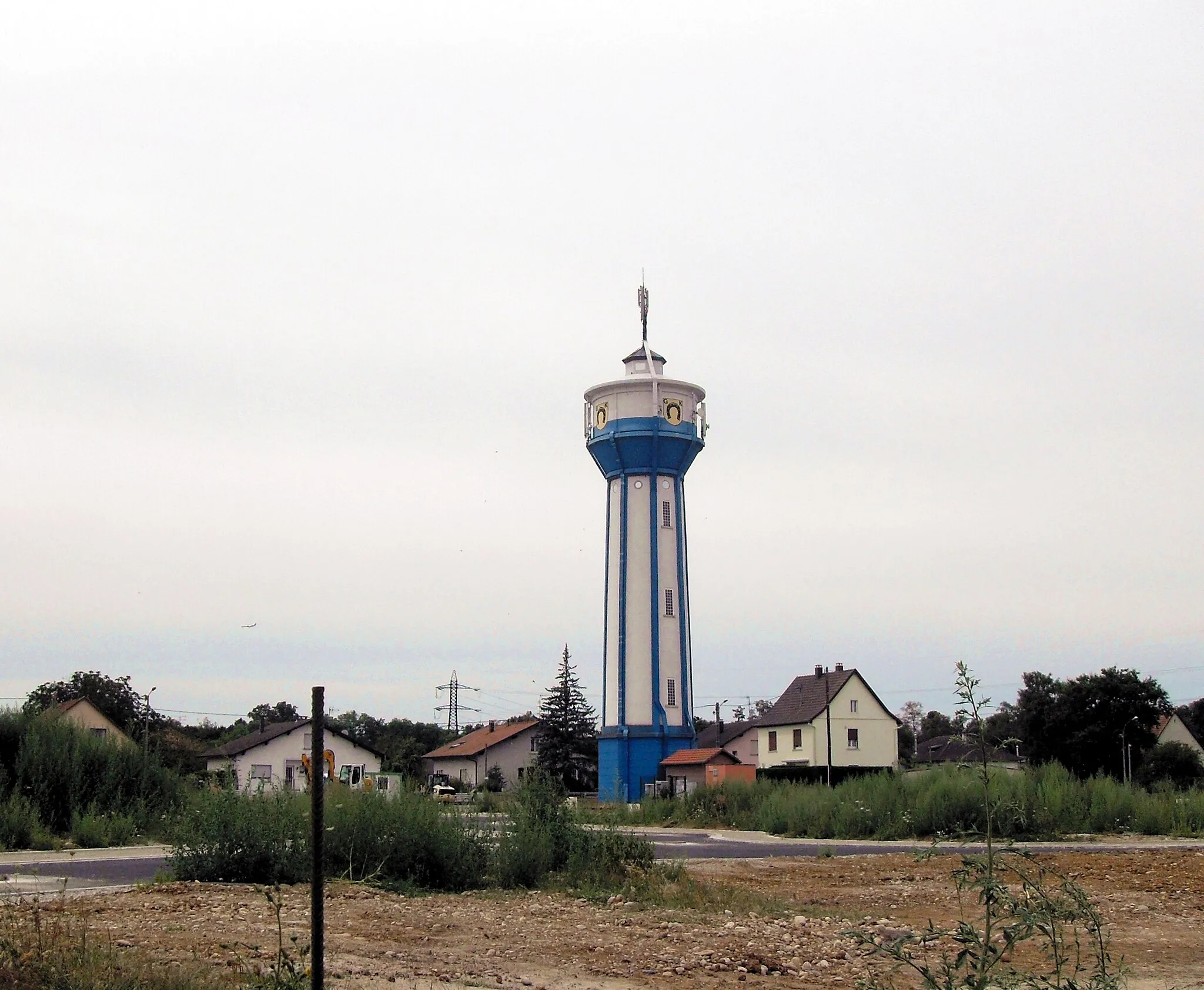 Photo showing: Le château d'eau de Kembs