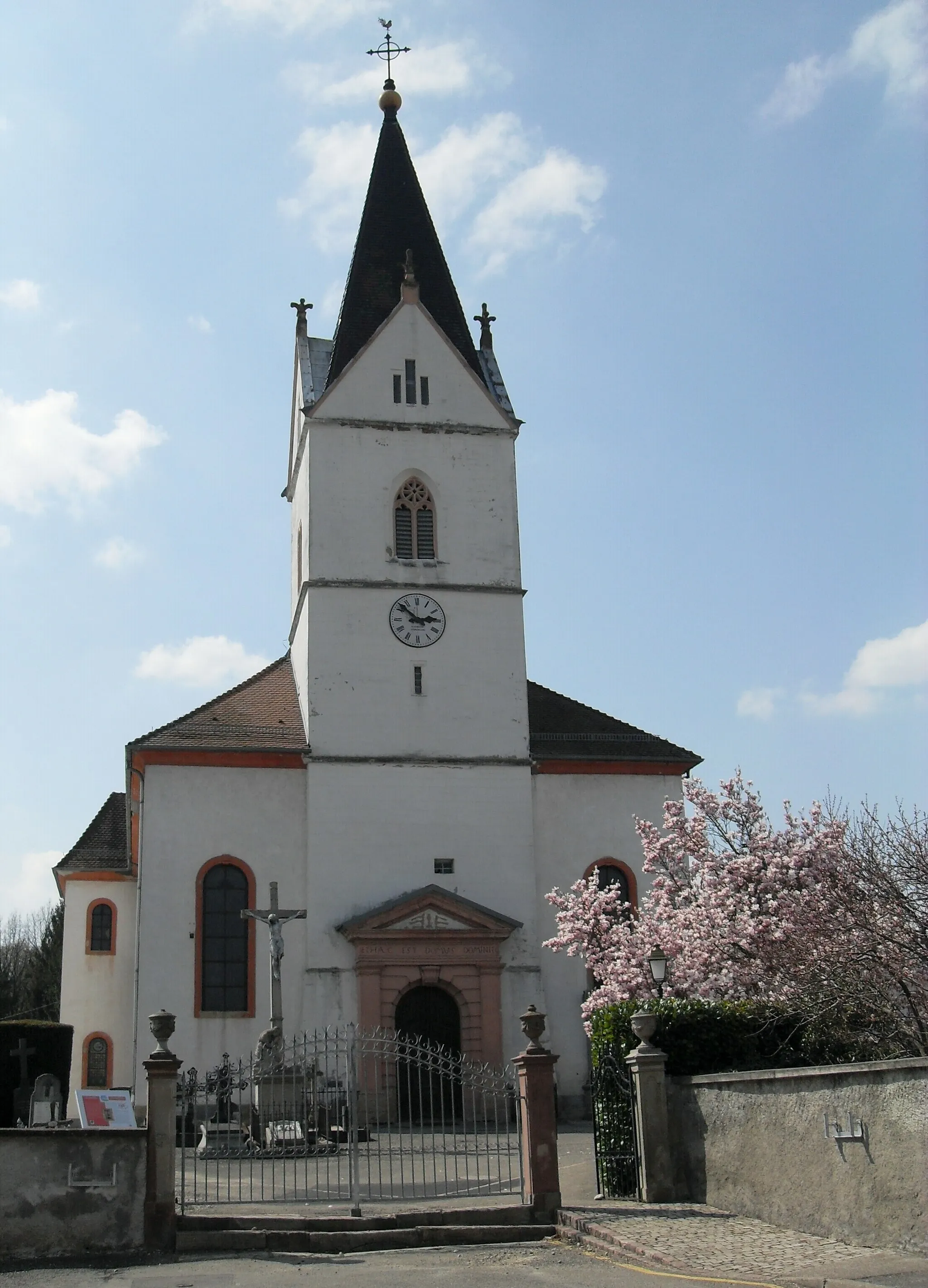 Photo showing: L'église de l'Assomption à Landser, côté est
