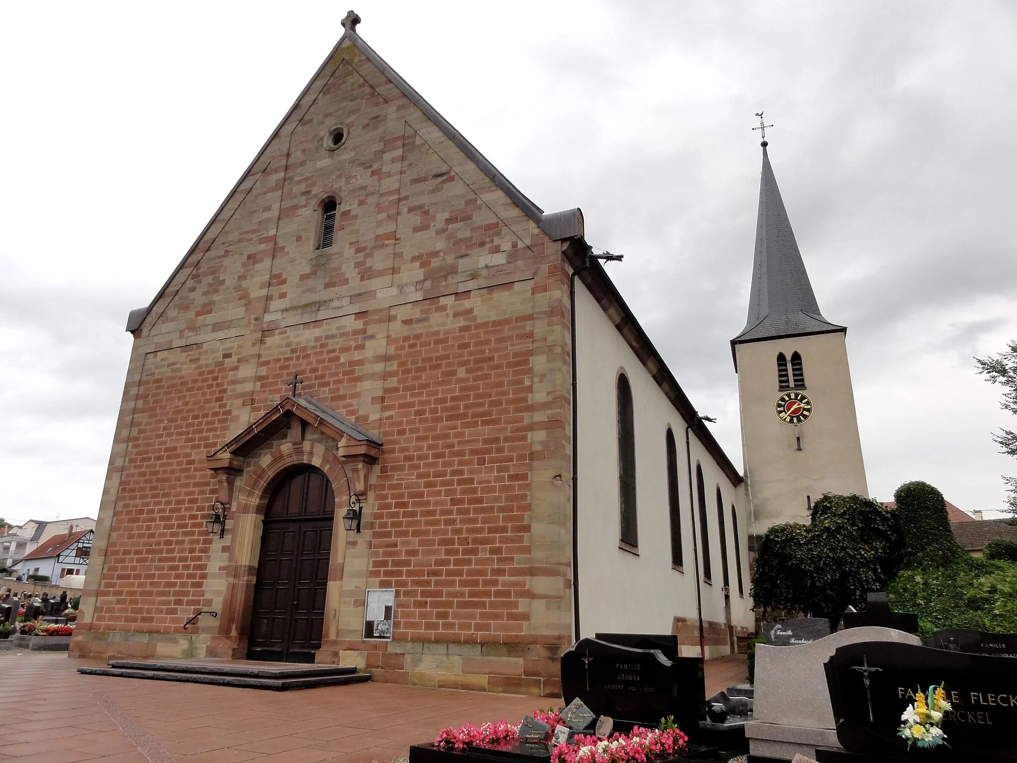 Photo showing: Alsace, Bas-Rhin, Église Saint-Maurice de Mommenheim (IA00119443).