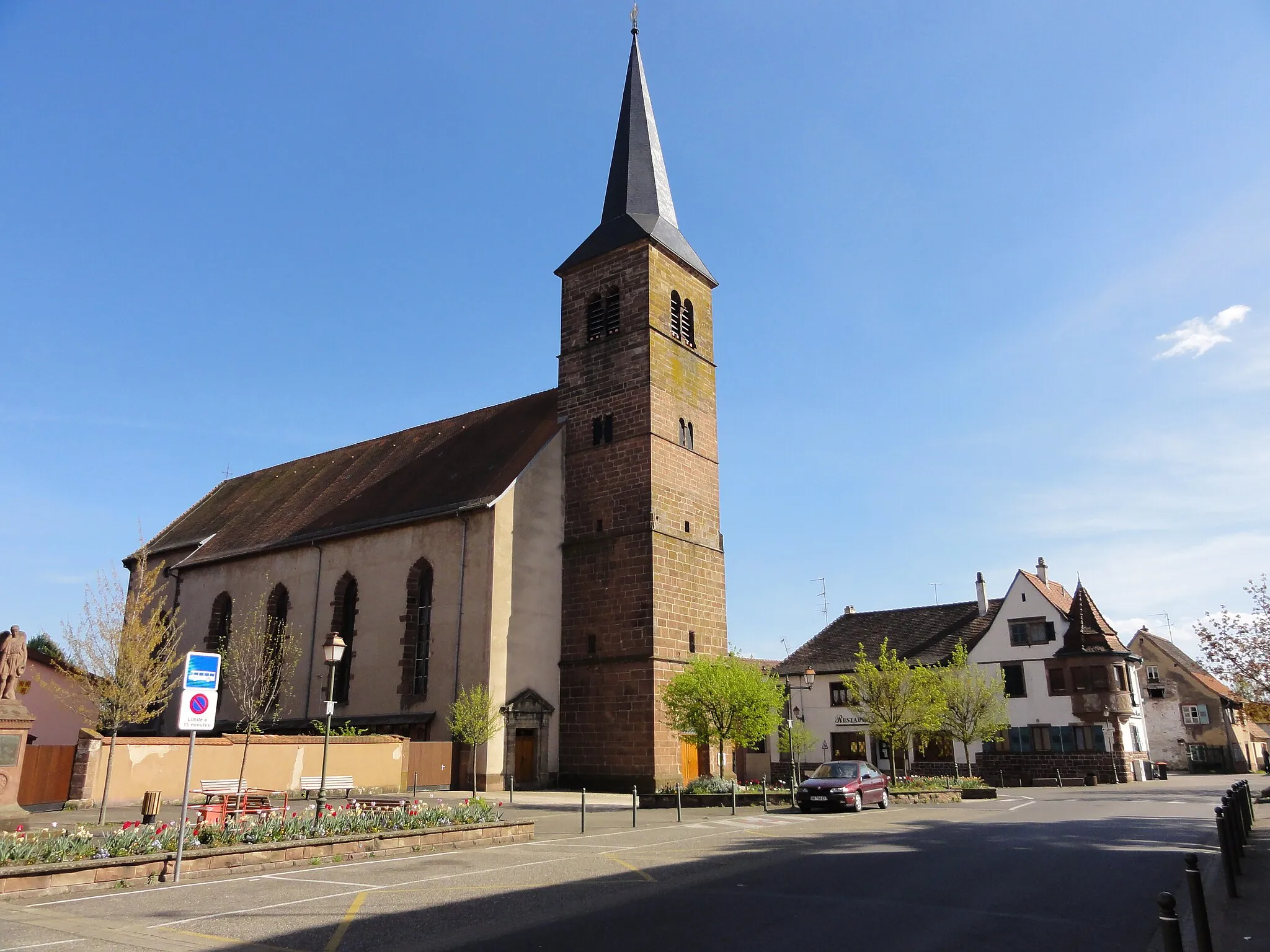 Photo showing: Alsace, Bas-Rhin, Église Notre-Dame-de-l’Assomption de Monswiller (IA00055527).