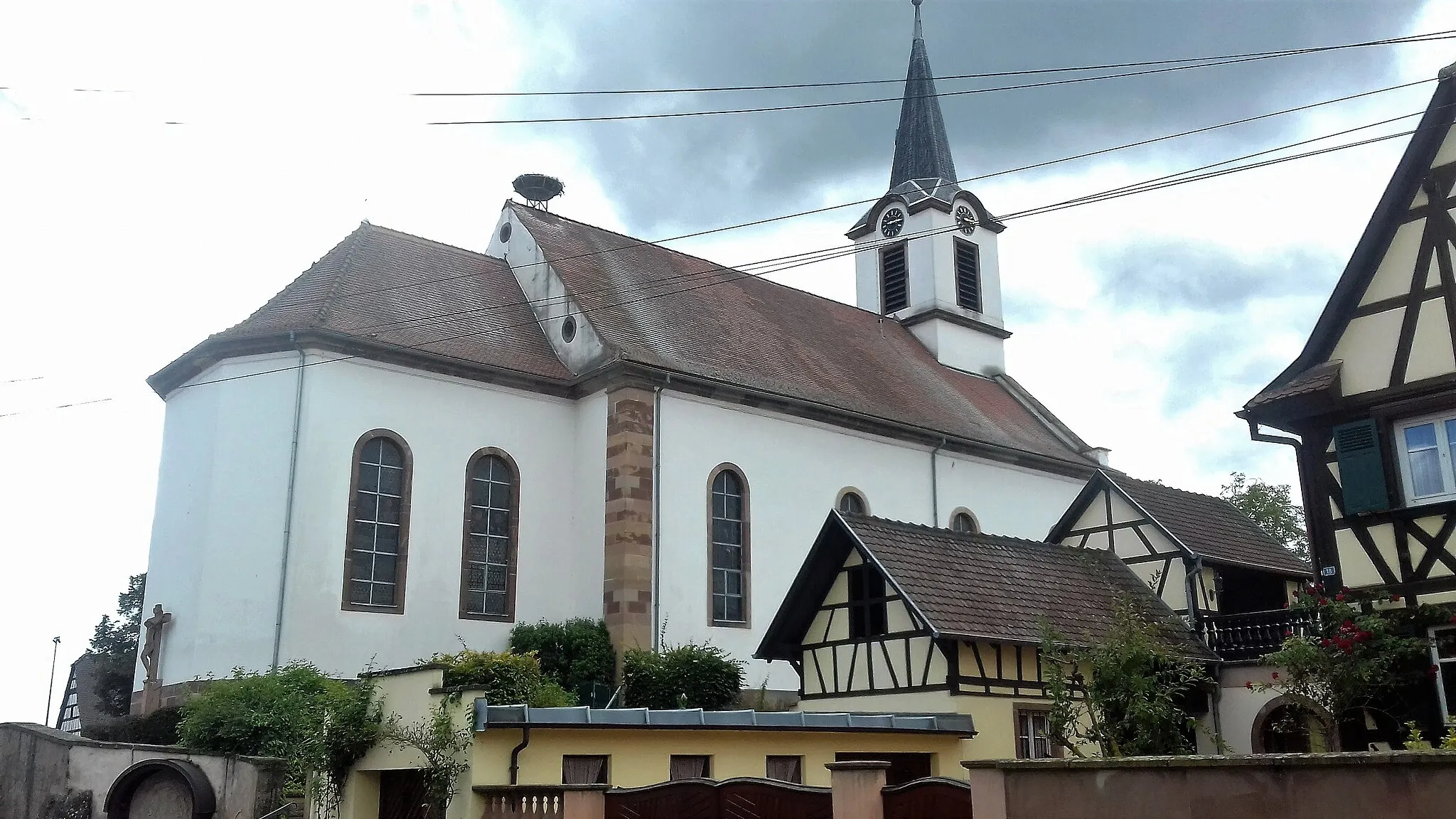 Photo showing: Église Saint-Ulrich d'Oberschaeffolsheim‎
