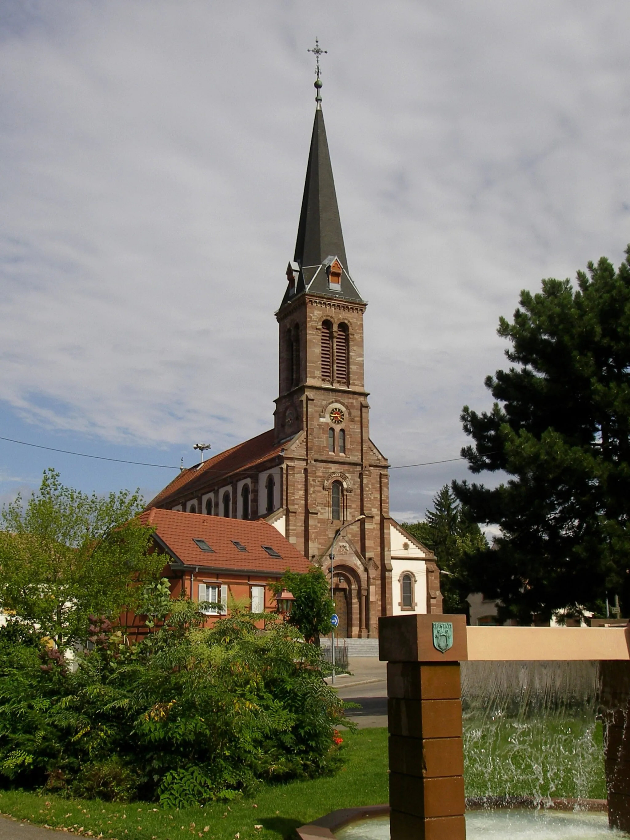 Photo showing: Eglise de Pfastatt (Haut-Rhin, France)