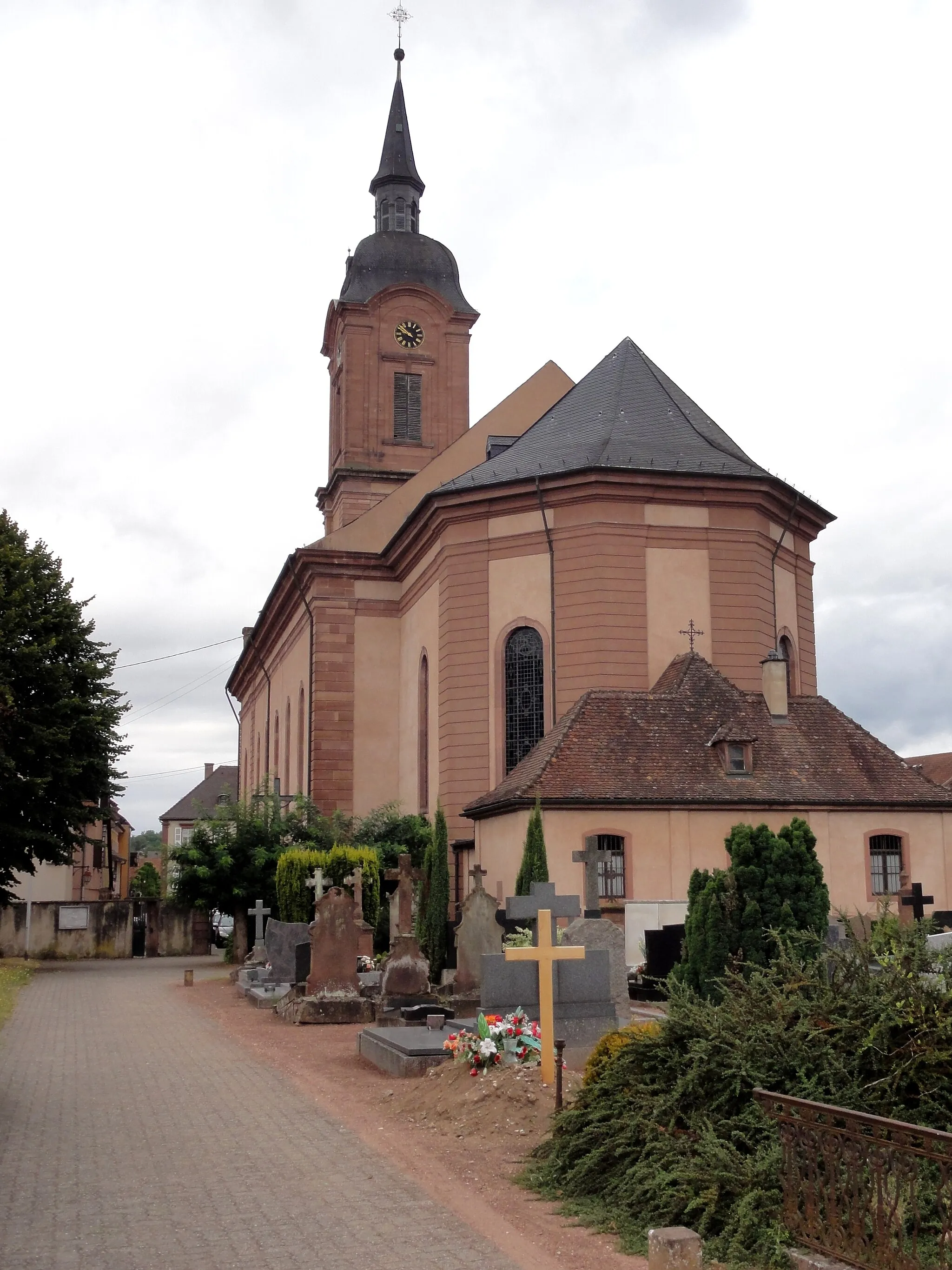 Photo showing: Alsace, Bas-Rhin, Reichshoffen, Église Saint-Michel (PA00084898, IA00123481).