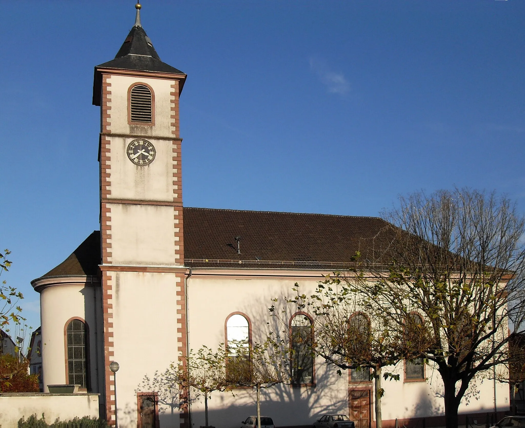 Photo showing: L'église Sainte-Afre à Riedisheim