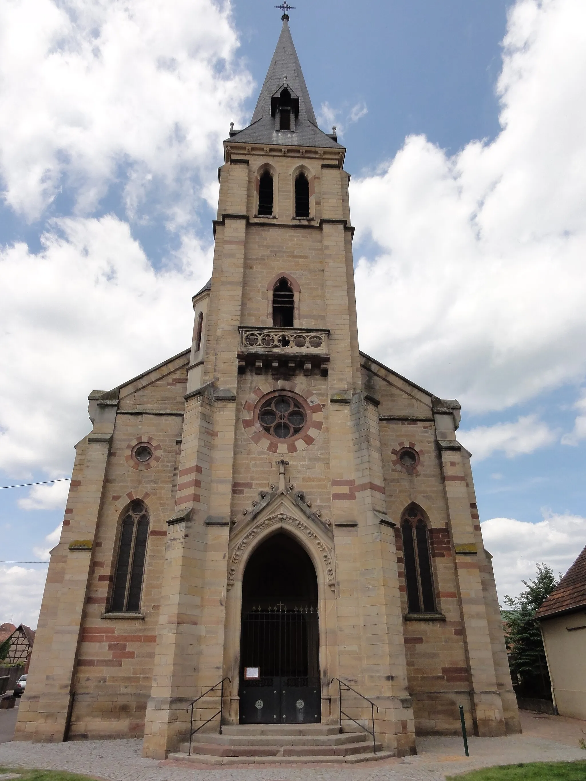 Photo showing: This building is indexed in the base Mérimée, a database of architectural heritage maintained by the French Ministry of Culture, under the reference IA67006259 .