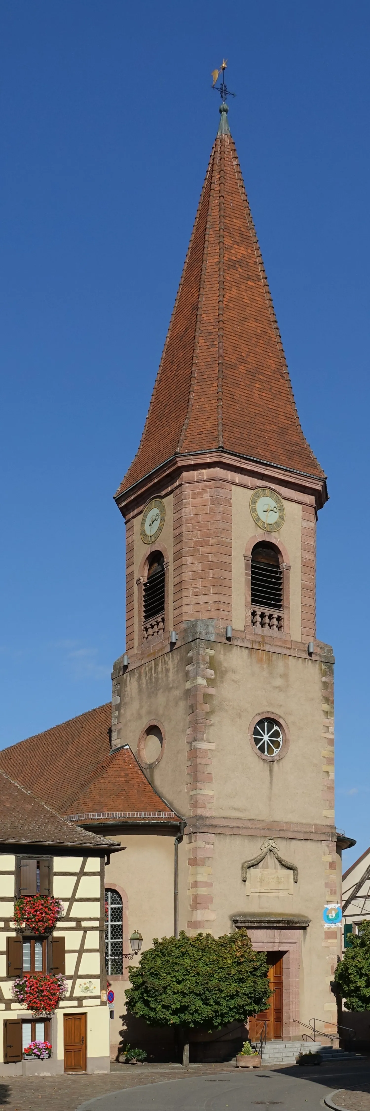 Photo showing: Saint-Rémi Church in Wettolsheim (Haut-Rhin, France).