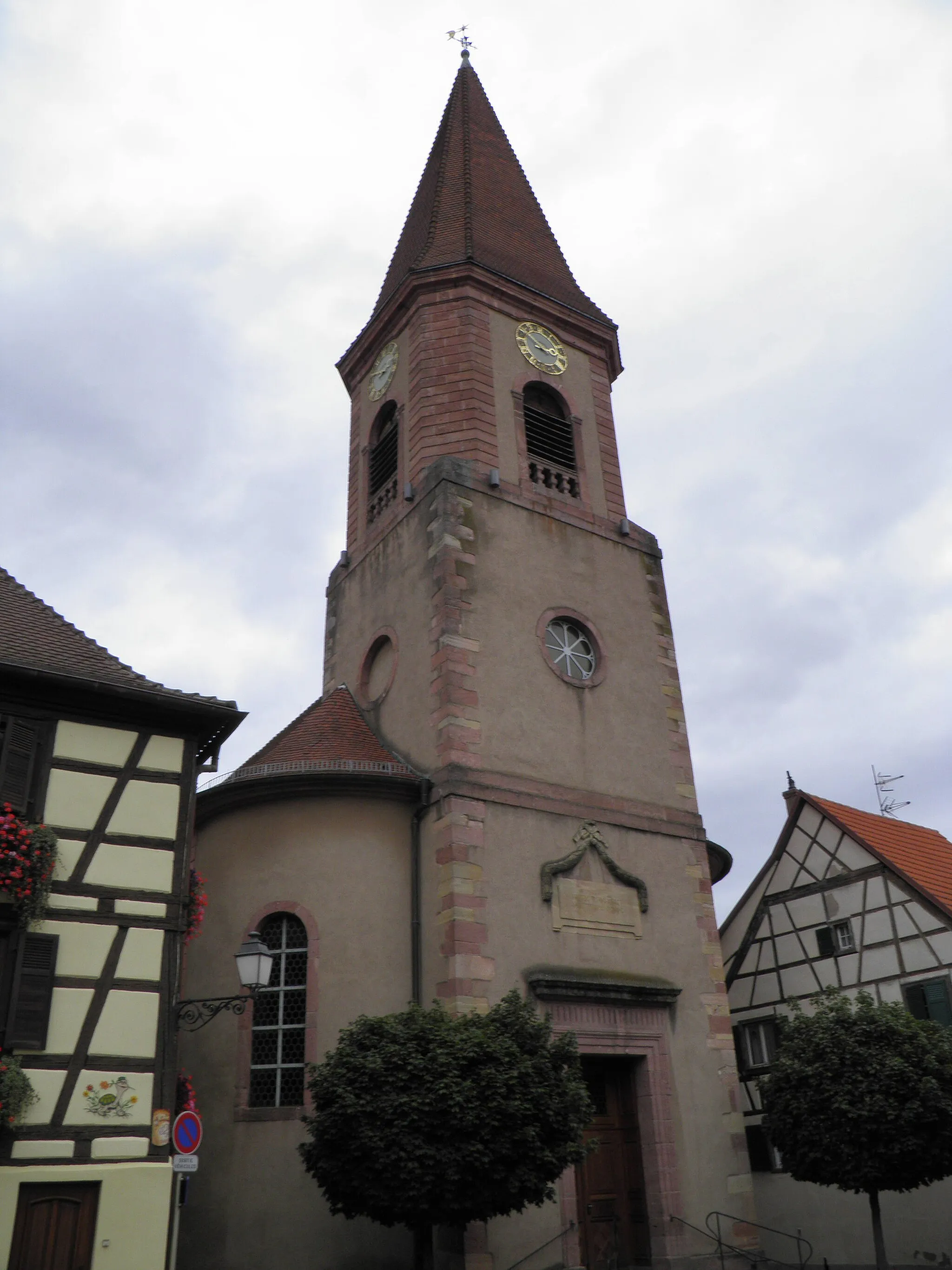 Photo showing: Église Saint-Rémi à Wettolsheim (Haut-Rhin, France).