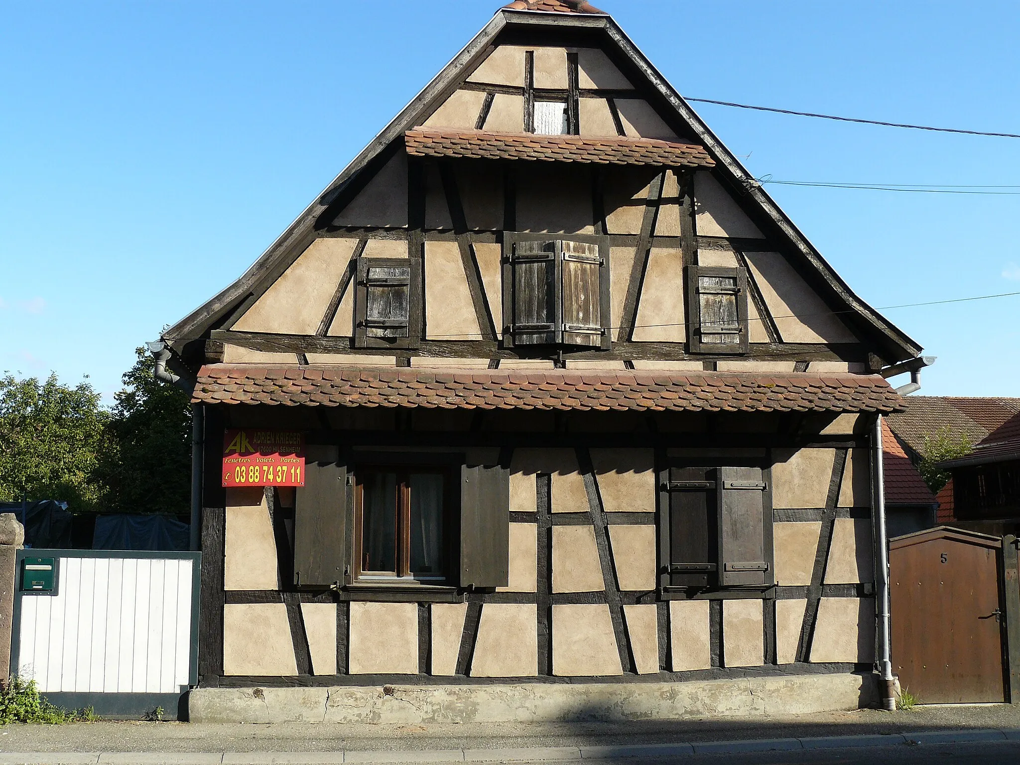 Photo showing: Maison en pan de bois de 1729
