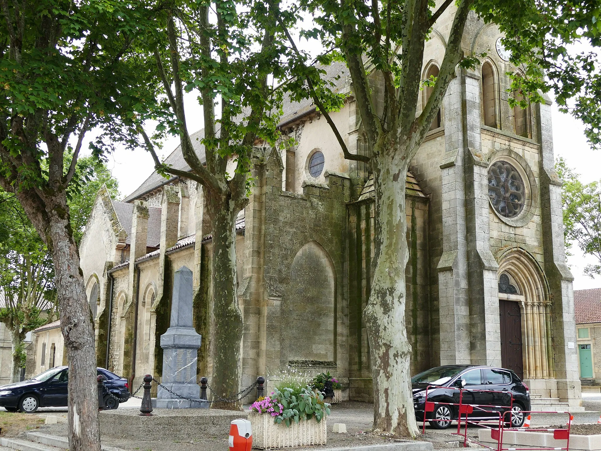 Photo showing: Our Lady's church in Barbaste (Lot-et-Garonne, Aquitaine, France).