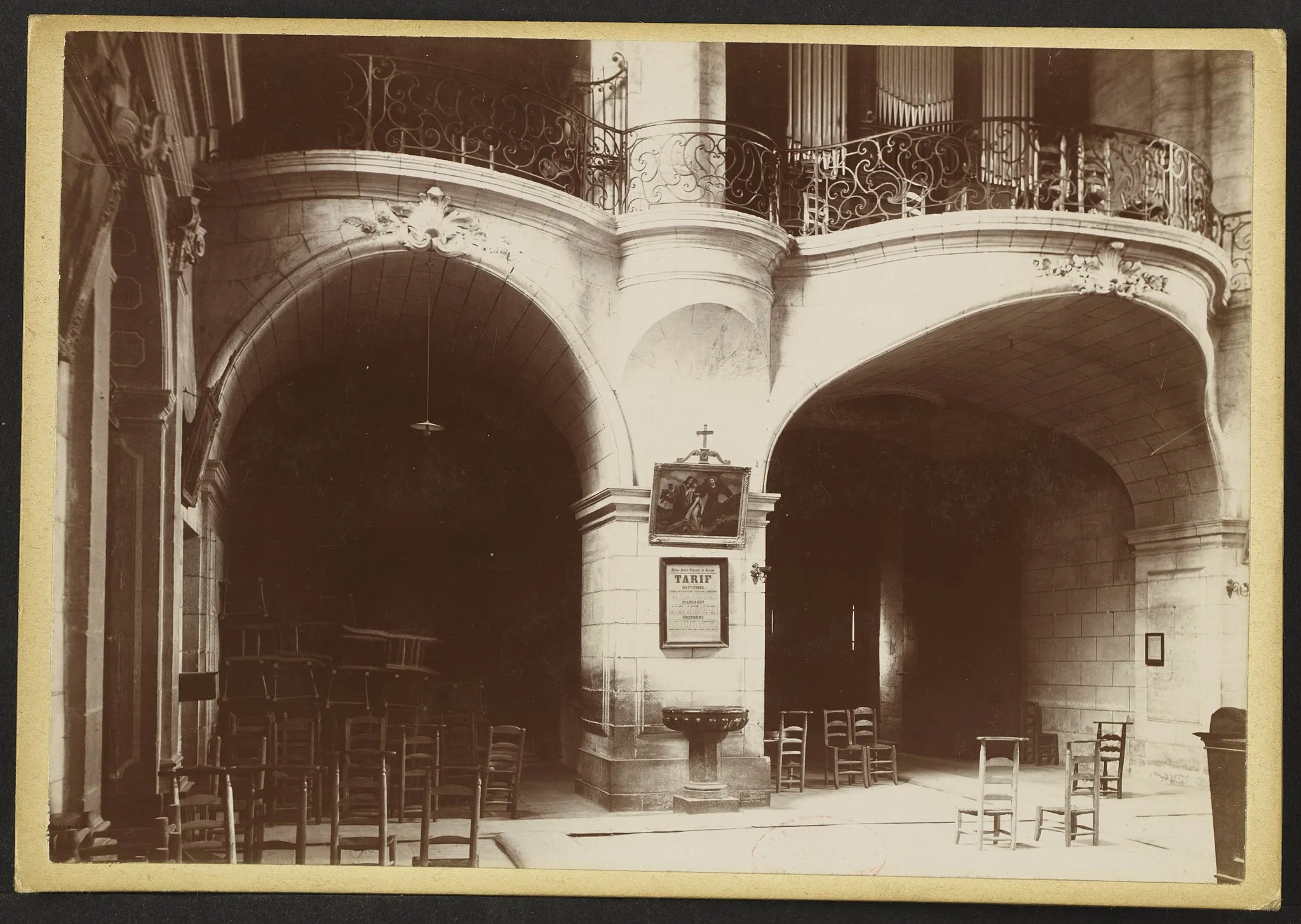 Photo showing: Église Saint-Vincent de Barsac; Intérieur