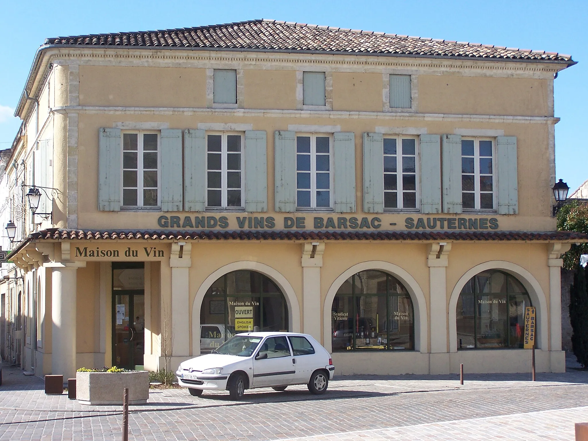 Photo showing: House of wines in Barsac (Gironde, France)