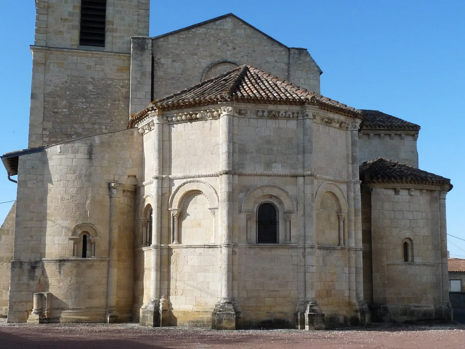 Photo showing: Eglise de Berson, Gironde, France