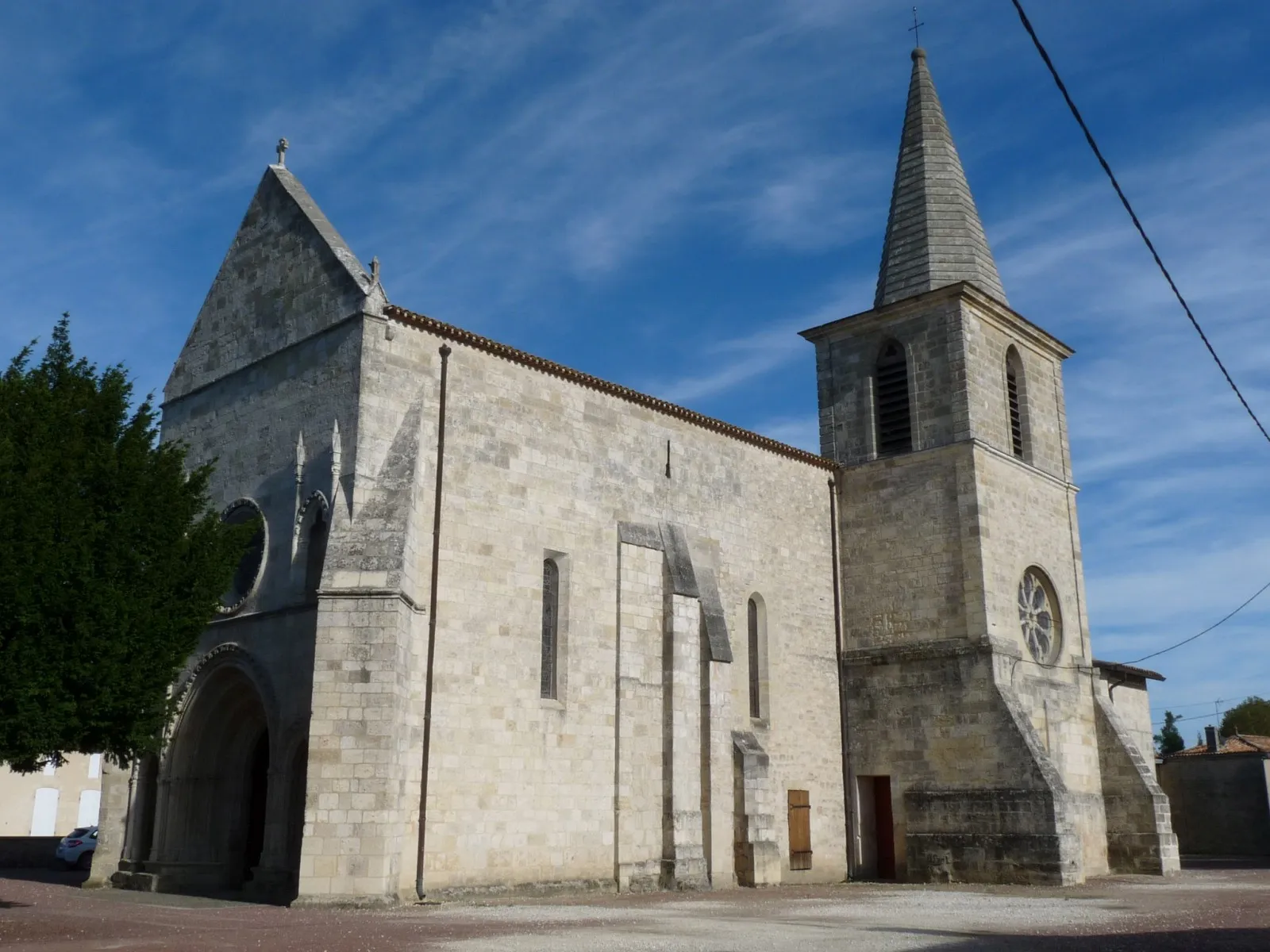 Photo showing: Eglise de Berson, Gironde, France