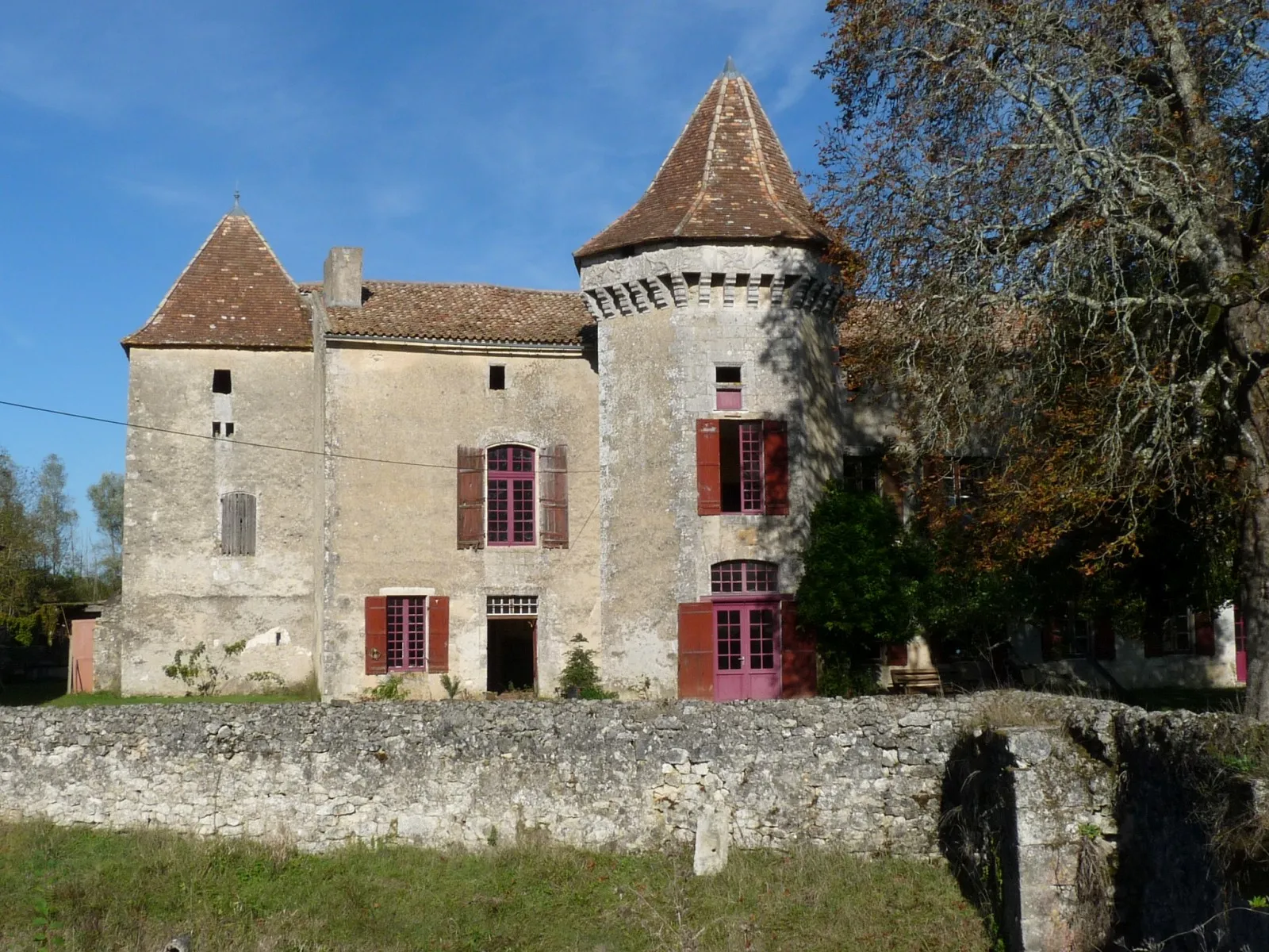 Photo showing: Maison forte de Boisset, Berson, Gironde, France