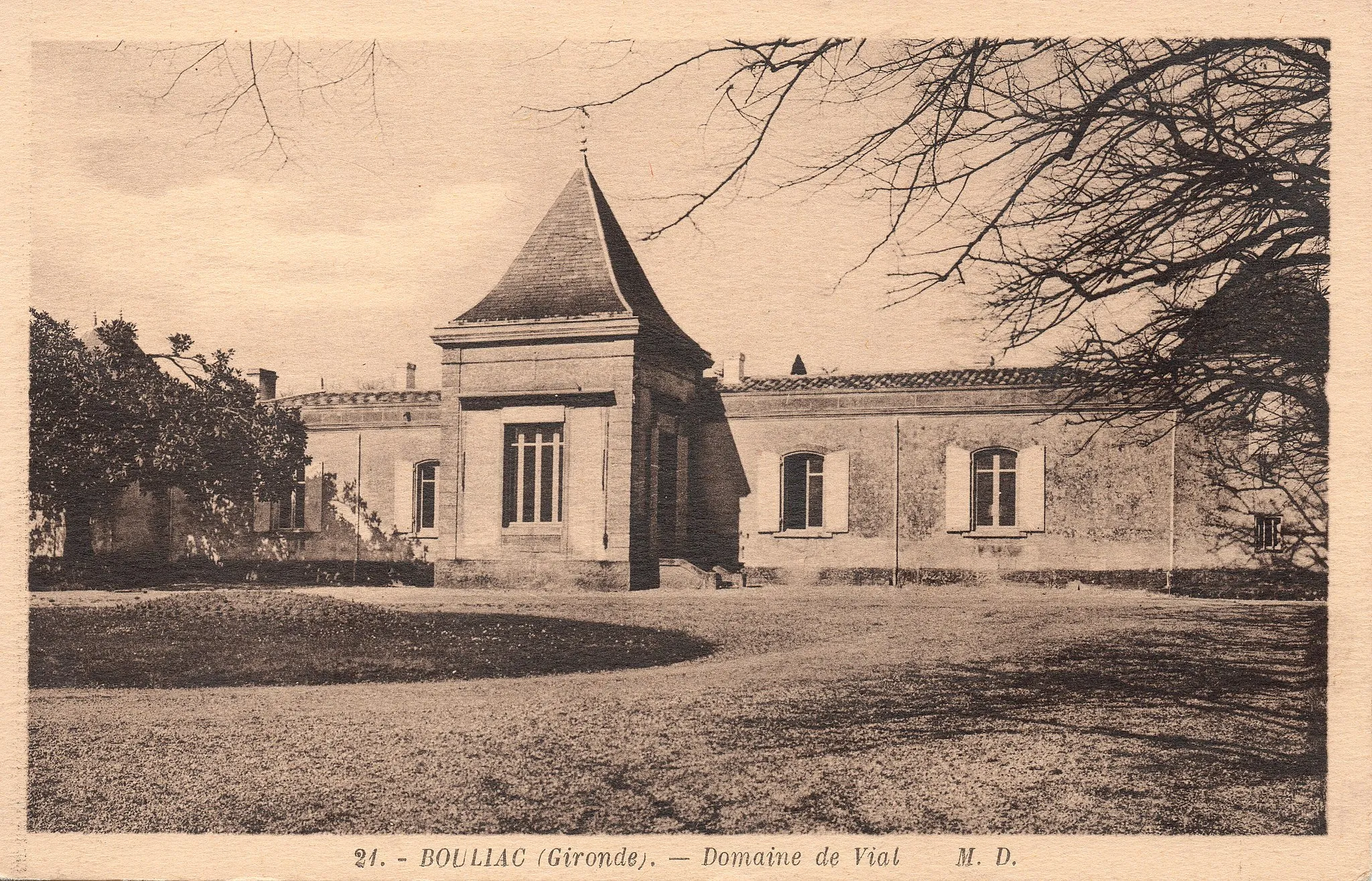 Photo showing: Carte-postale de Bouliac