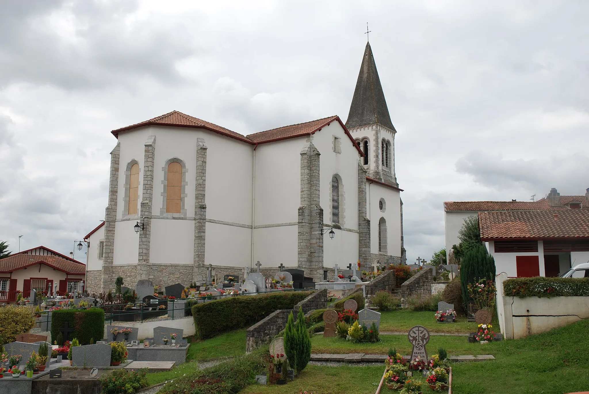 Photo showing: Briscous, église Saint-Vincent