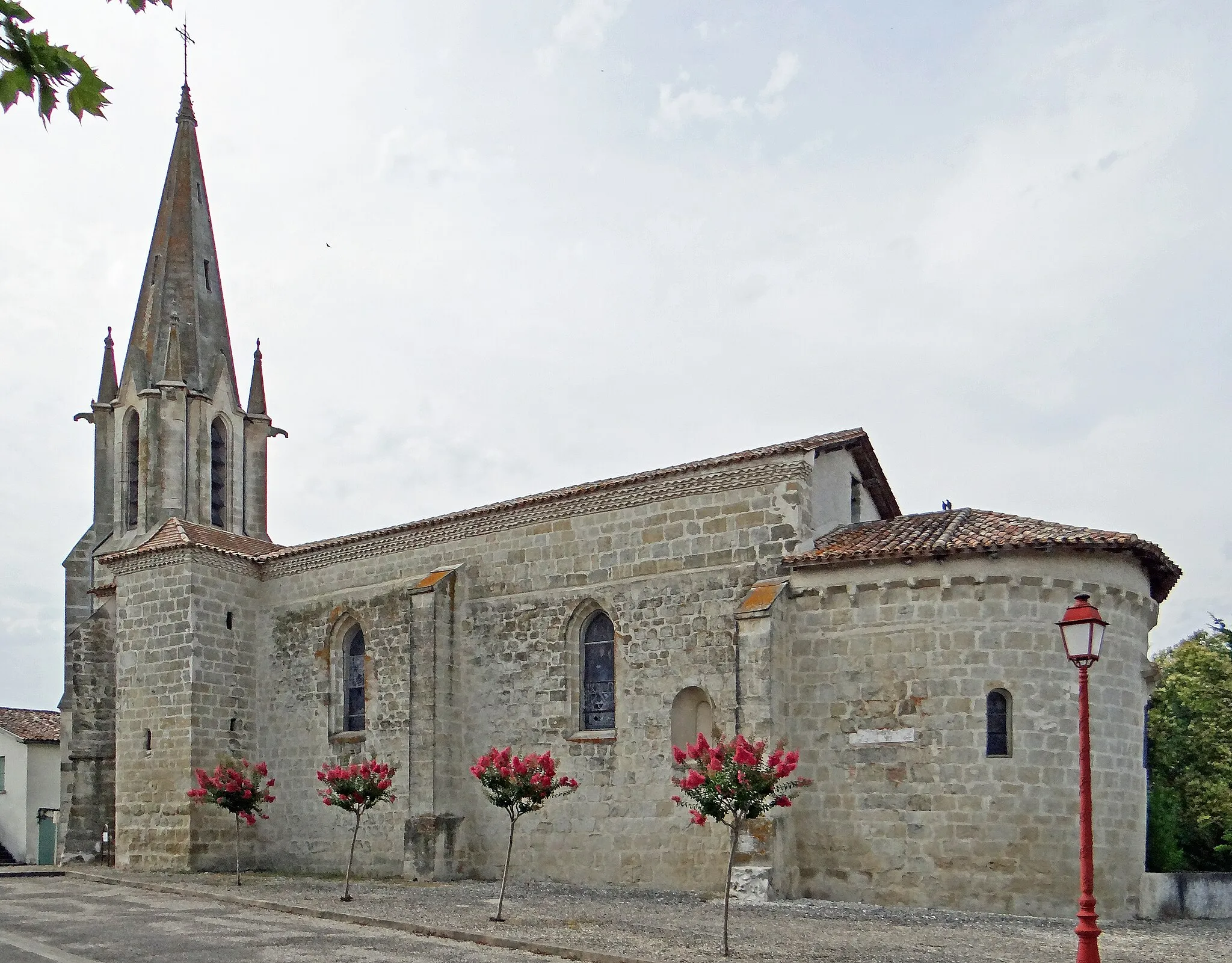Photo showing: Bourgougnague - Église Notre-Dame, vue du chevet